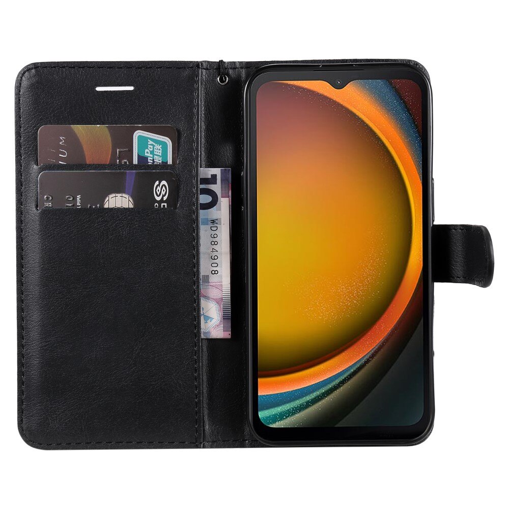 Samsung Galaxy Xcover 7 Bookcover hoesje zwart