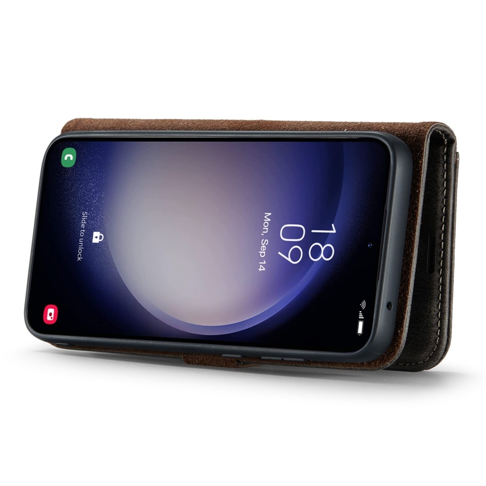 Magnet Wallet Samsung Galaxy A55 Brown
