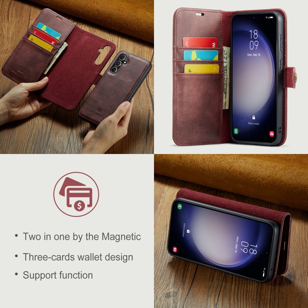 Magnet Wallet Samsung Galaxy A35 Red