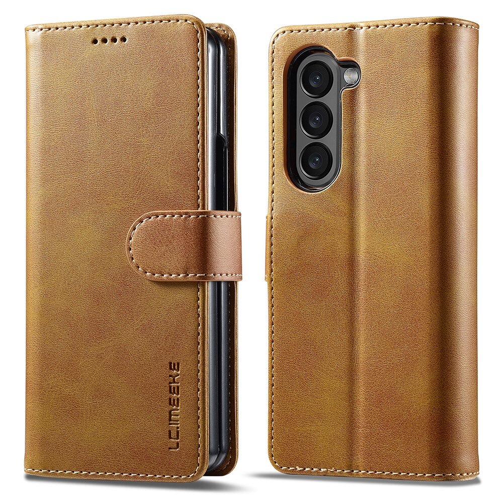 Bookcover hoesje Samsung Galaxy Z Fold 6 cognac