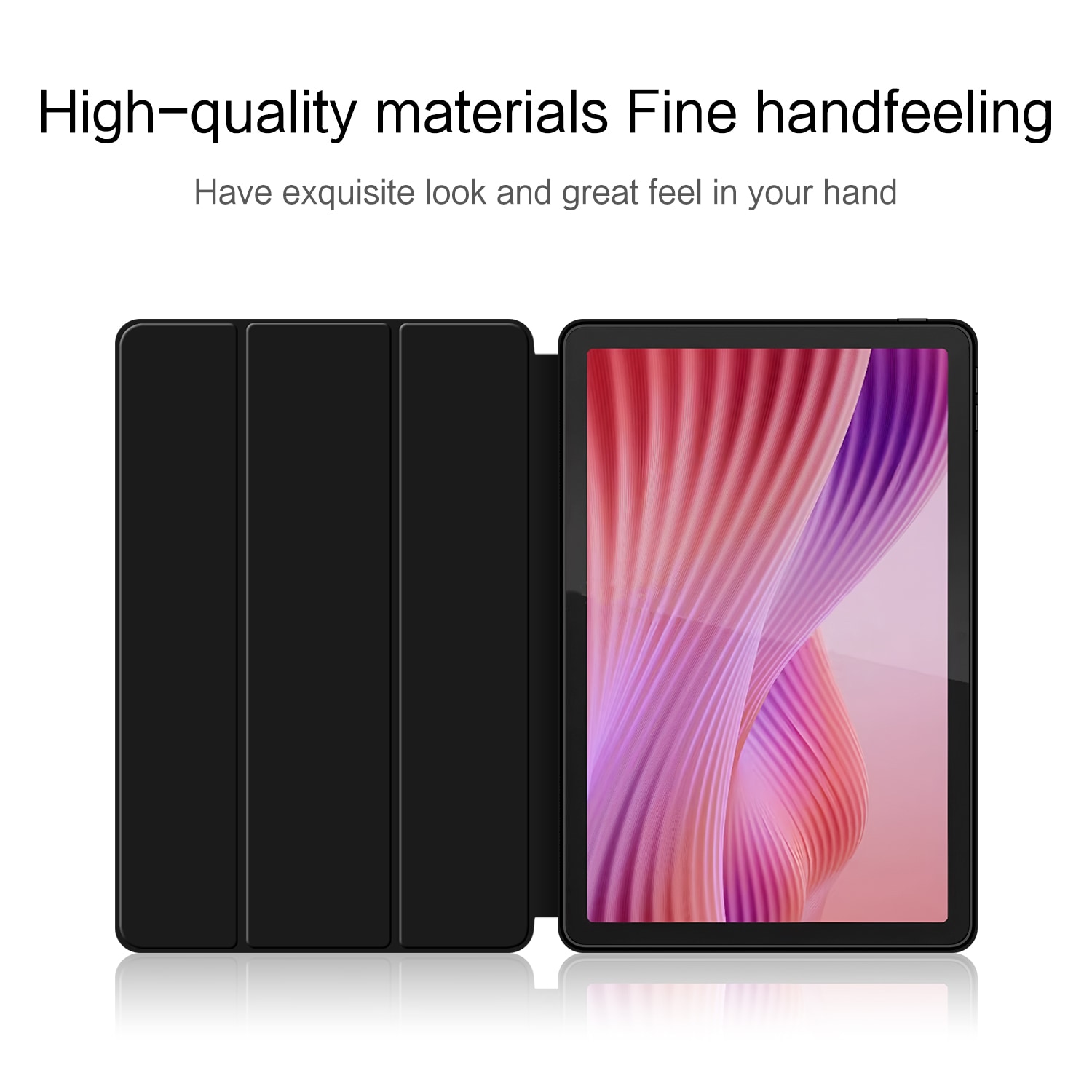  Lenovo Tab 10.1 (2025) Tri-fold Hoesje Zwart