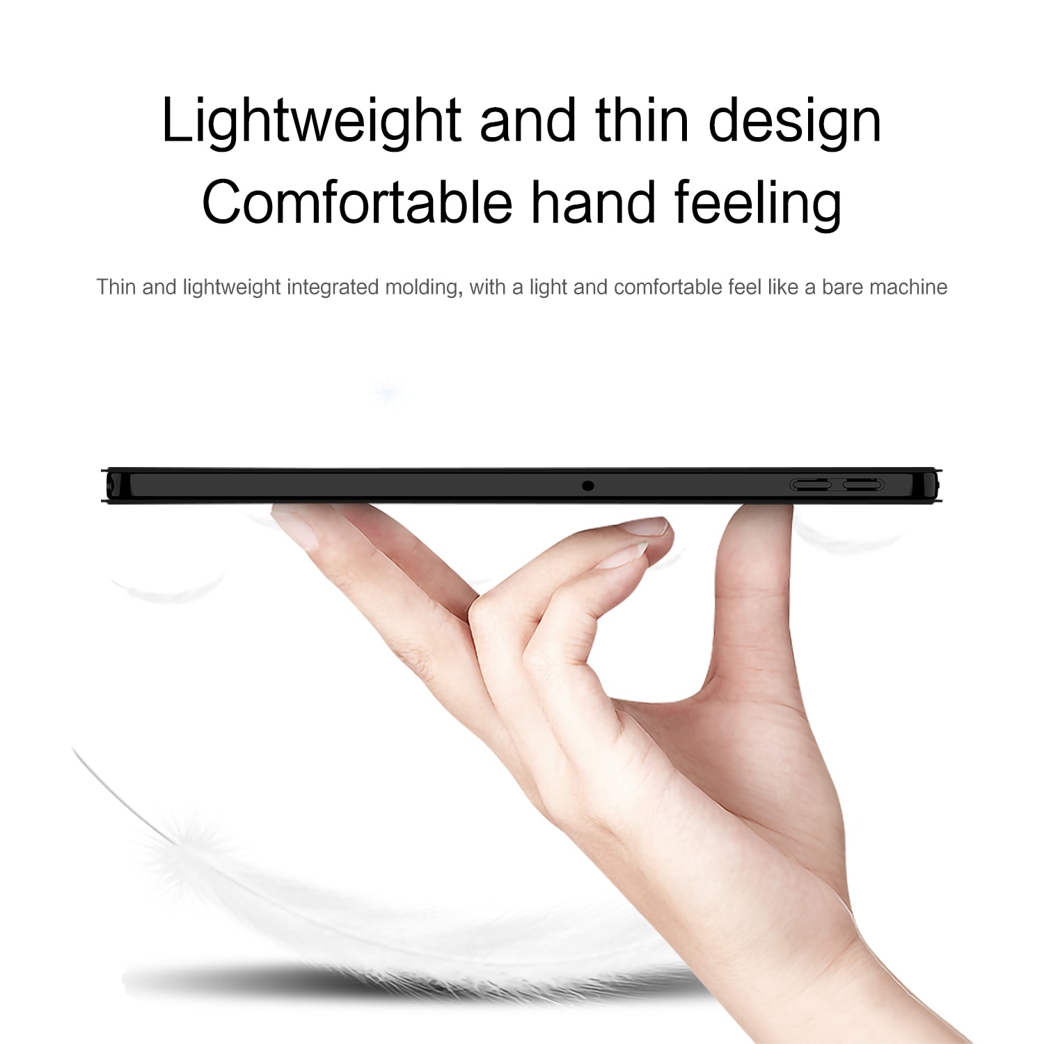  Lenovo Tab 10.1 (2025) Tri-fold Hoesje Zwart