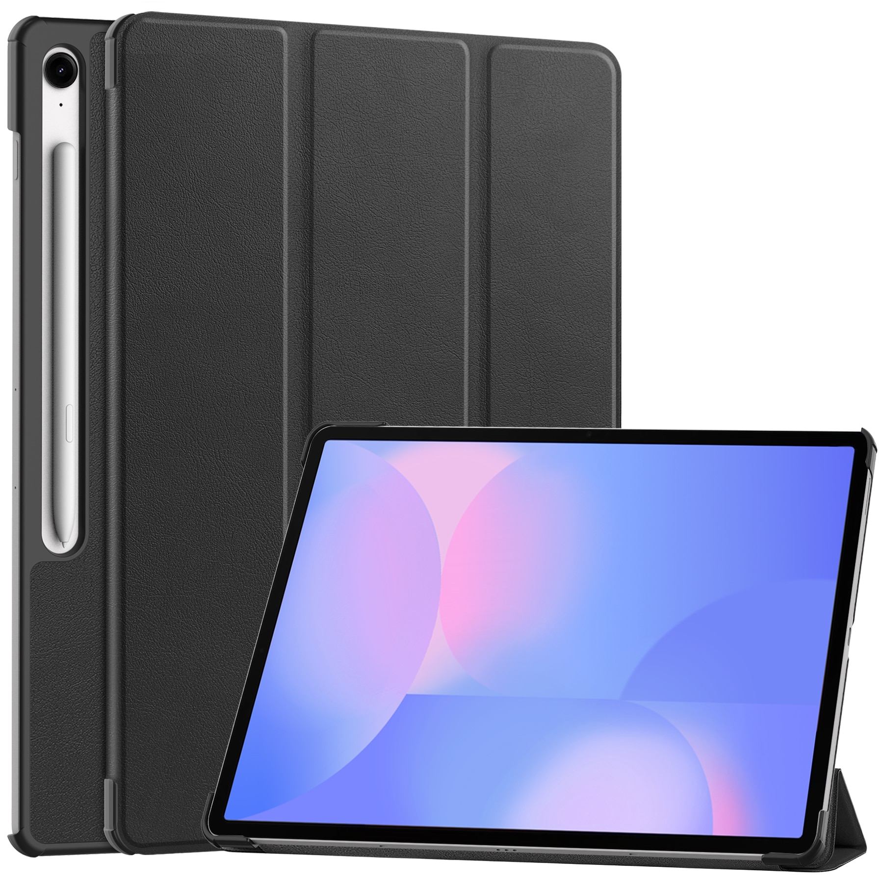 Samsung Galaxy Tab S10 FE Plus Tri-fold Hoesje Zwart