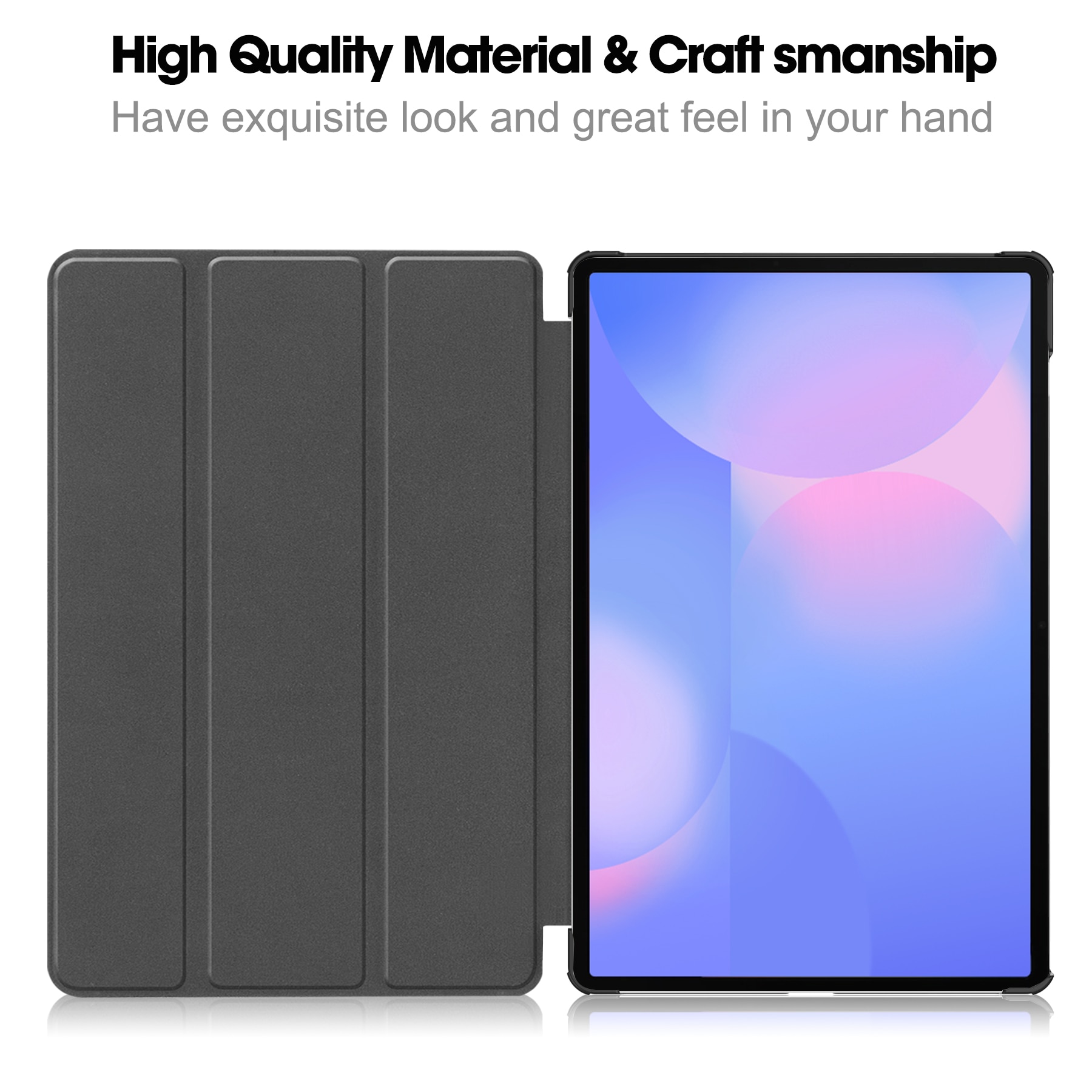 Samsung Galaxy Tab S10 FE Plus Tri-fold Hoesje Zwart