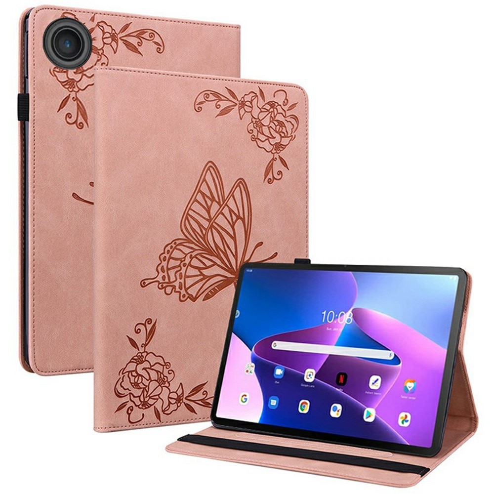  Lenovo Tab Leren vlinderhoesje Roze
