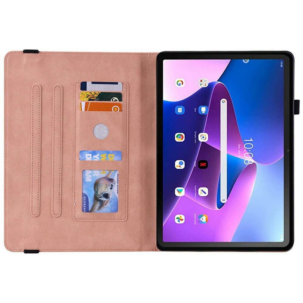  Lenovo Tab Leren vlinderhoesje Roze