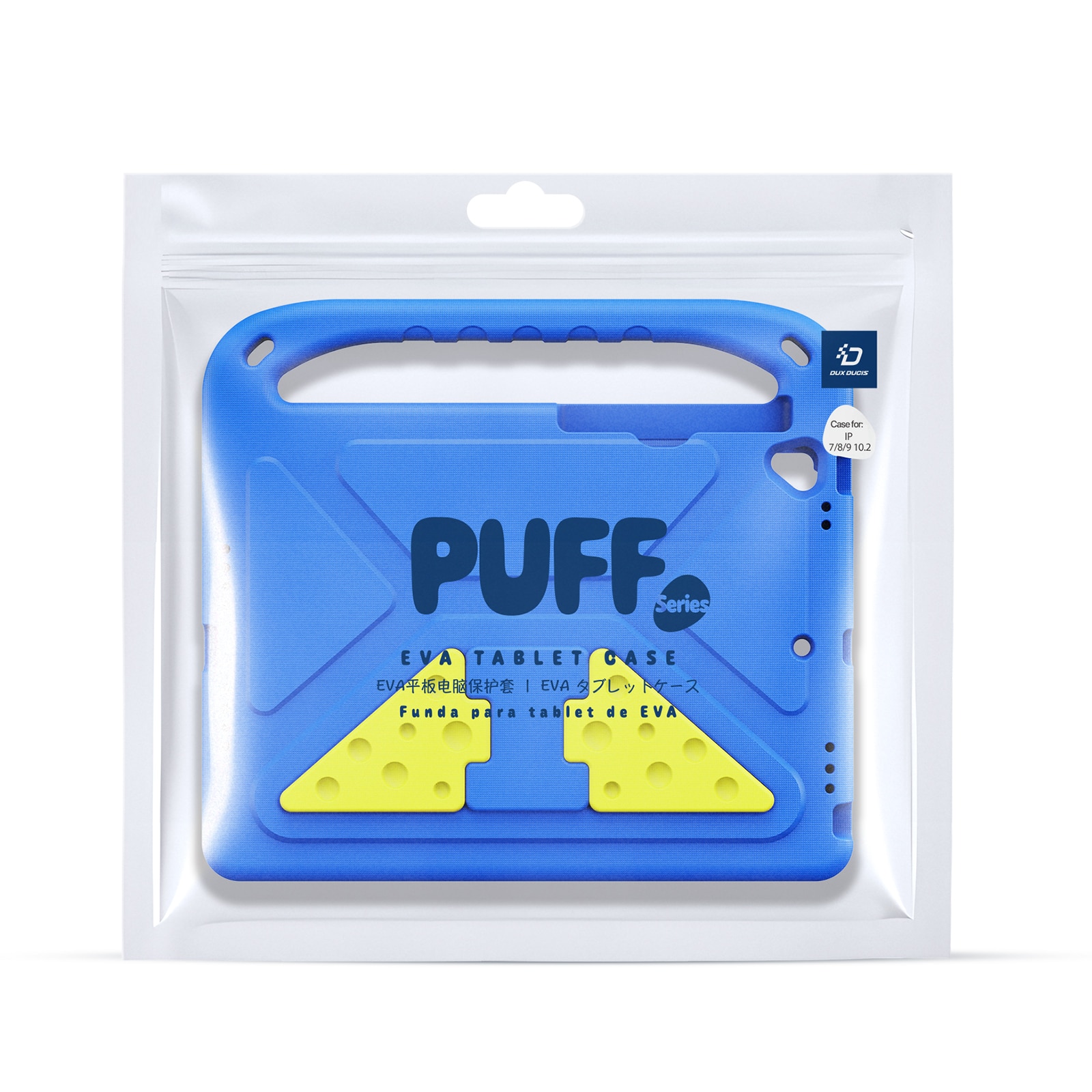Apple iPad 10.2 8th Gen (2020) Puff Series EVA hoes Blauw