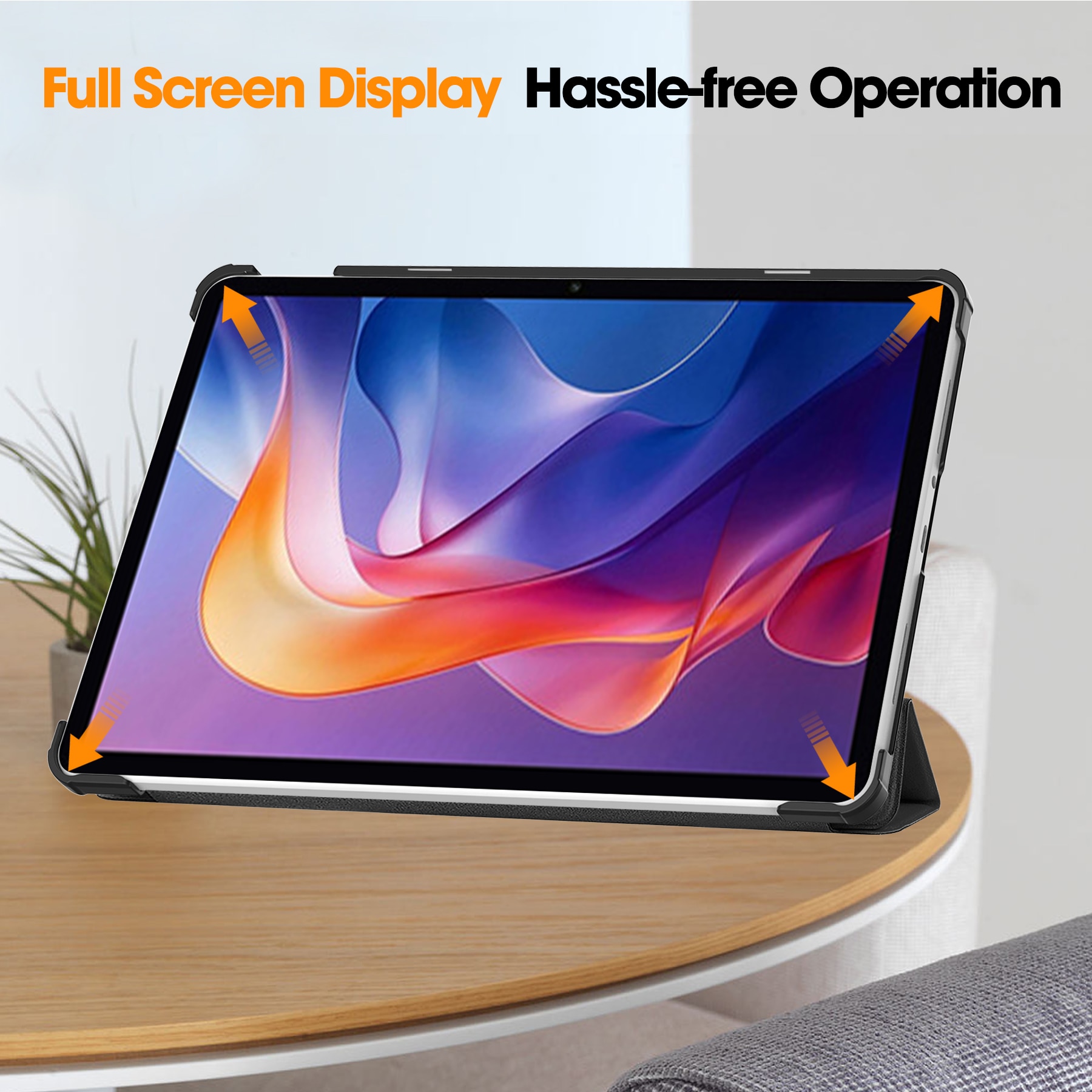 Xiaomi Redmi Pad 2 Tri-fold Hoesje Zwart