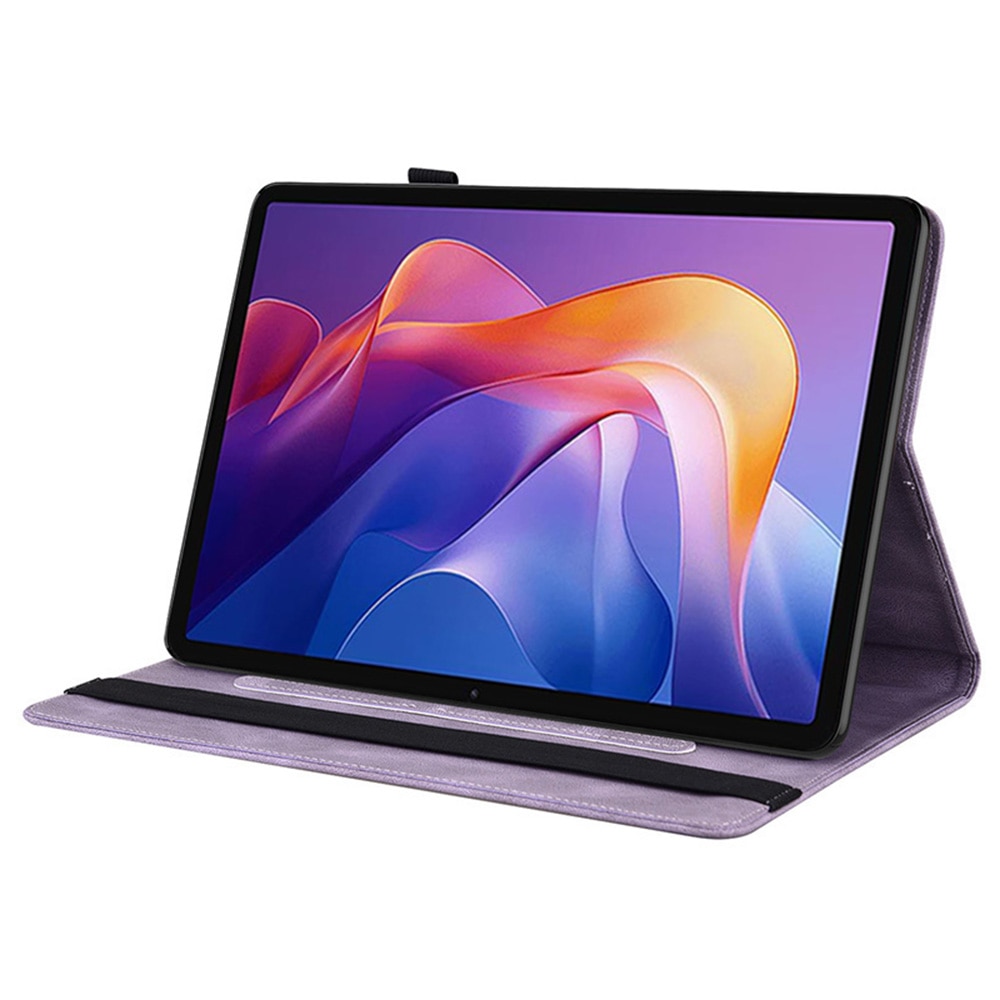 Xiaomi Redmi Pad 2 Leren vlinderhoesje Paars