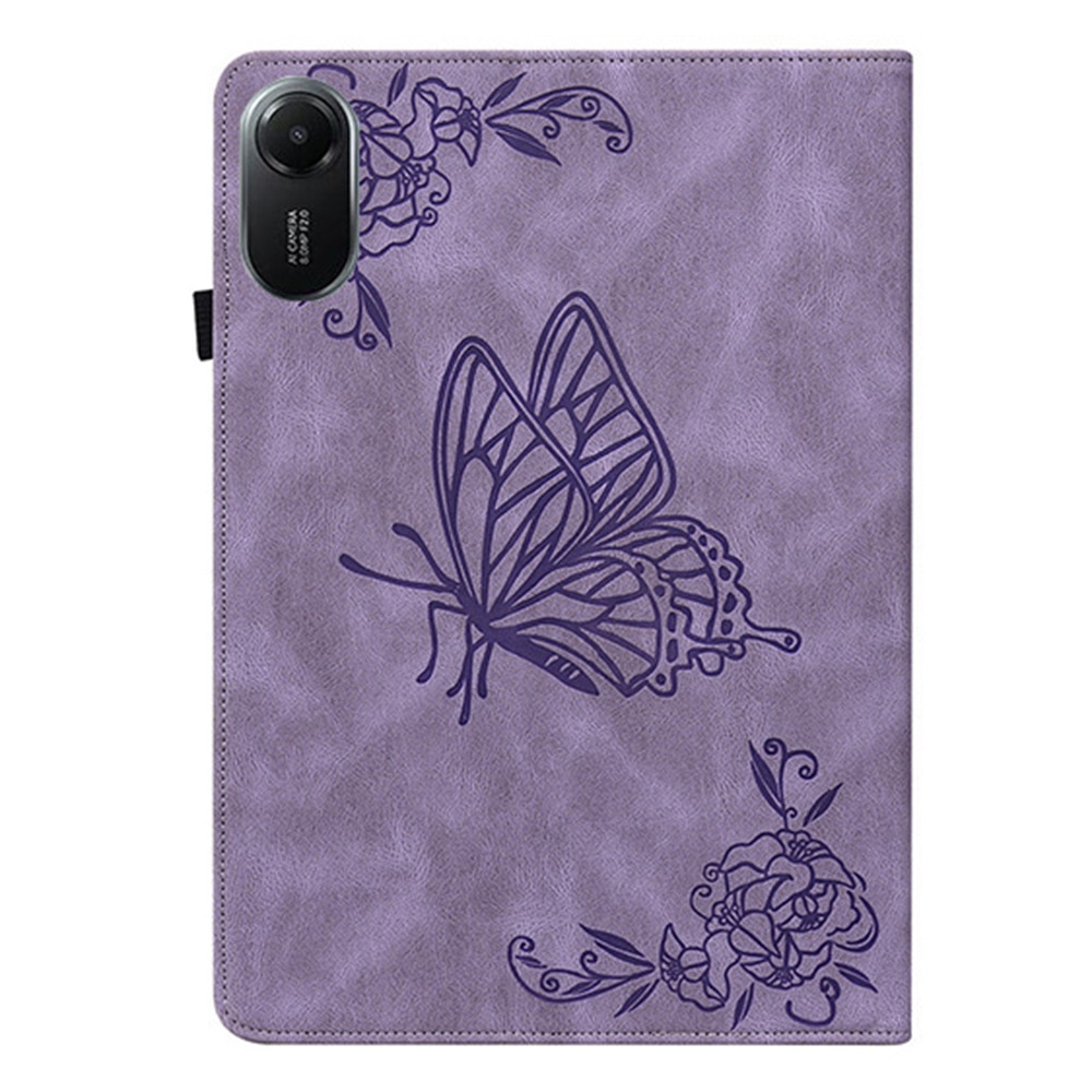 Xiaomi Redmi Pad 2 Leren vlinderhoesje Paars