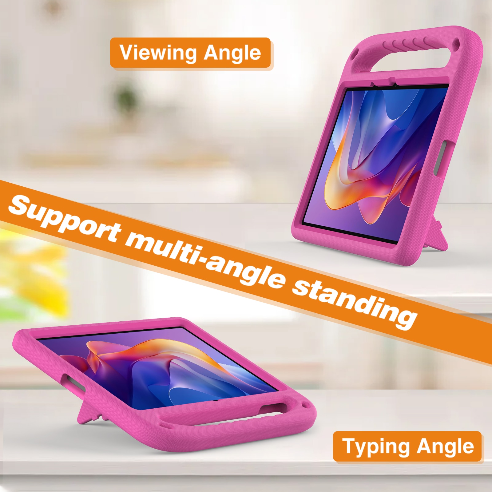 Xiaomi Redmi Pad 2 EVA-hoes met handvat Roze