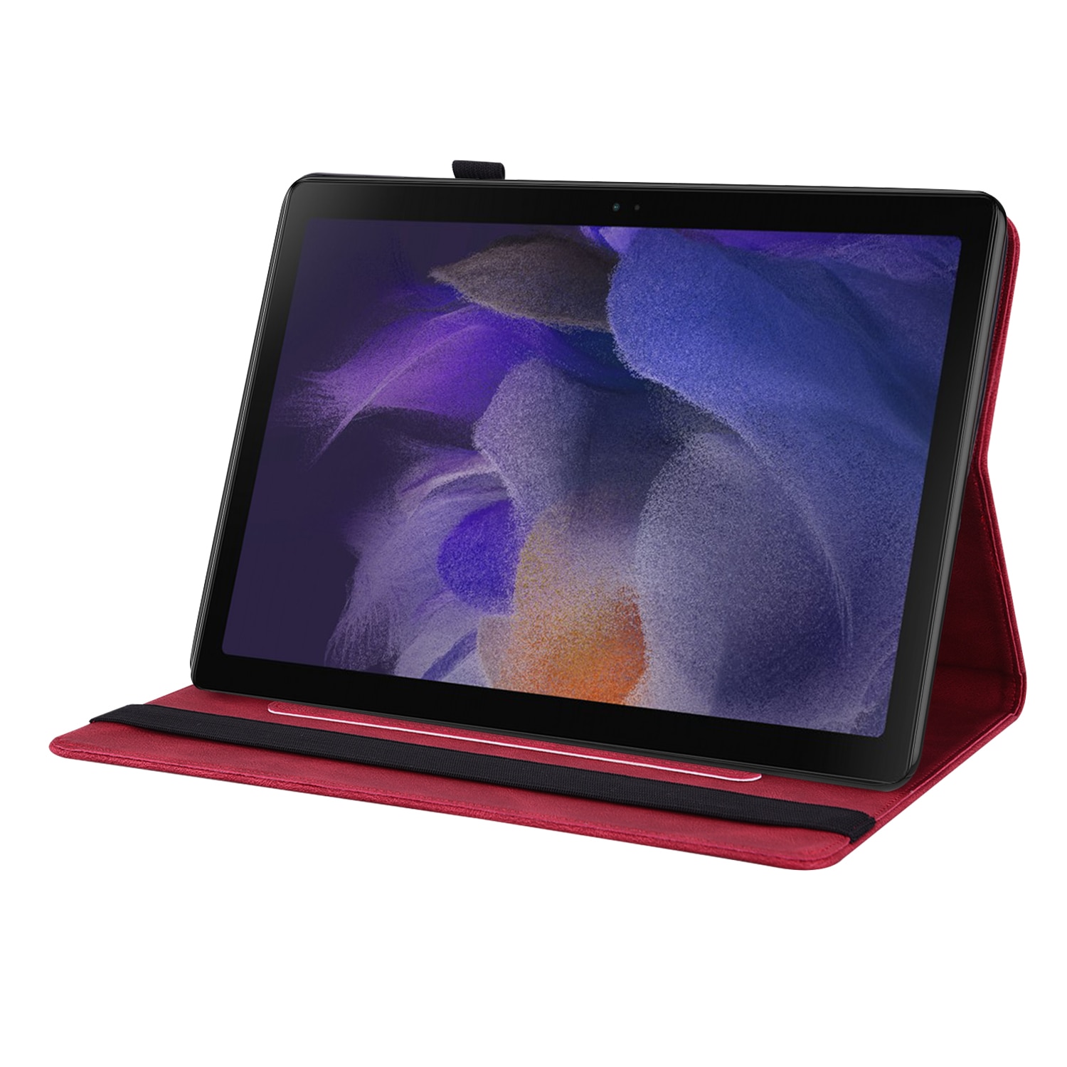 Samsung Galaxy Tab A11 Plus Leren vlinderhoesje Rood