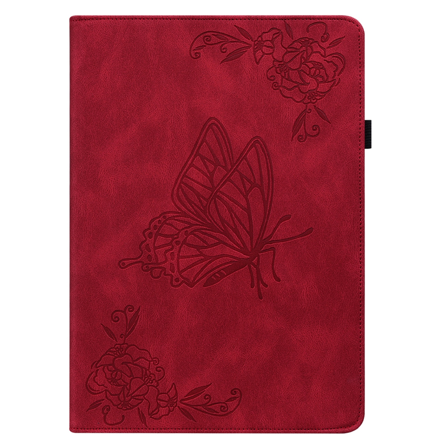 Samsung Galaxy Tab A11 Plus Leren vlinderhoesje Rood