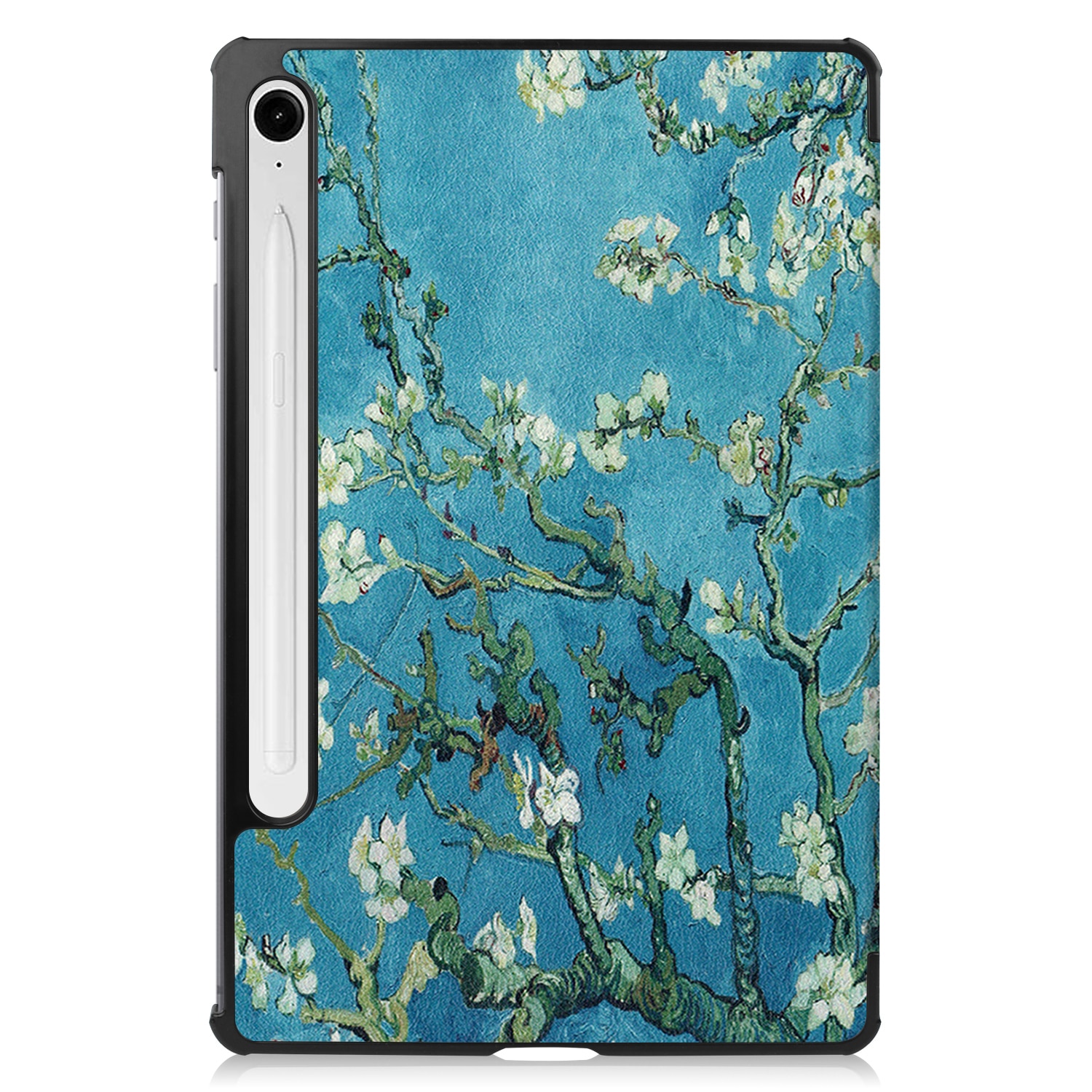 Samsung Galaxy S10 Lite Tri-fold Hoesje Kersenbloemen