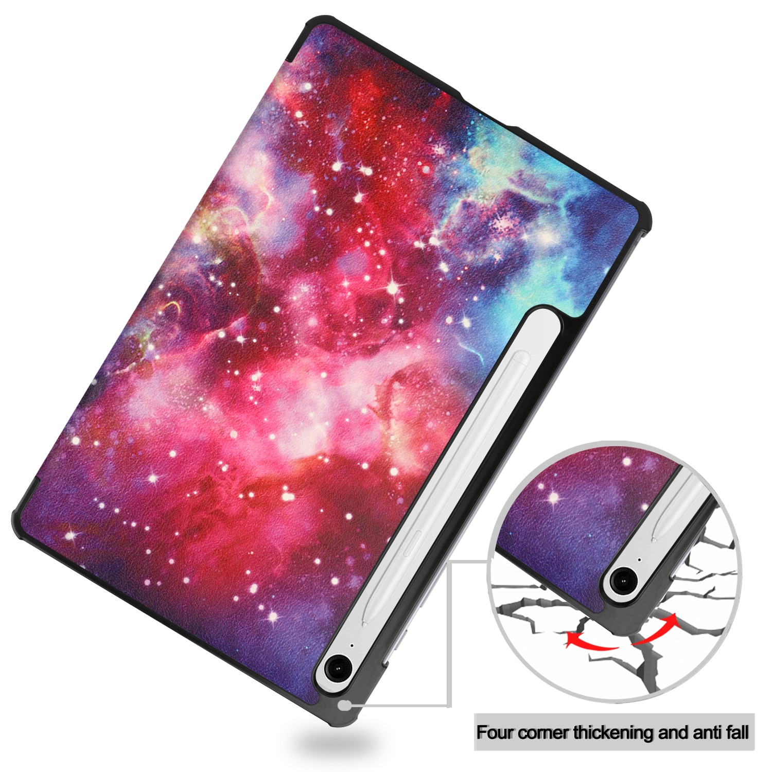 Samsung Galaxy Tab S10 Lite Tri-fold Hoesje Ruimte