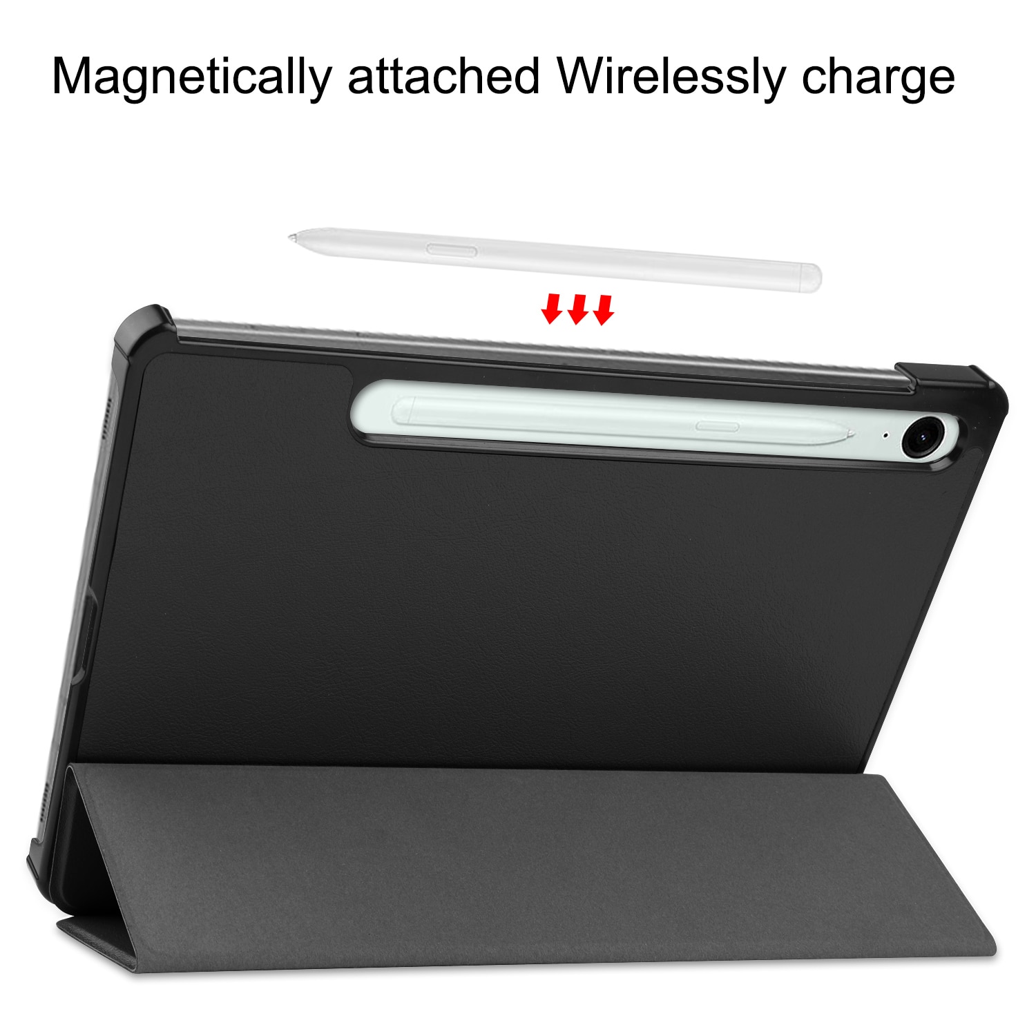 Samsung Galaxy Tab S10 Lite Tri-fold Hoesje Zwart