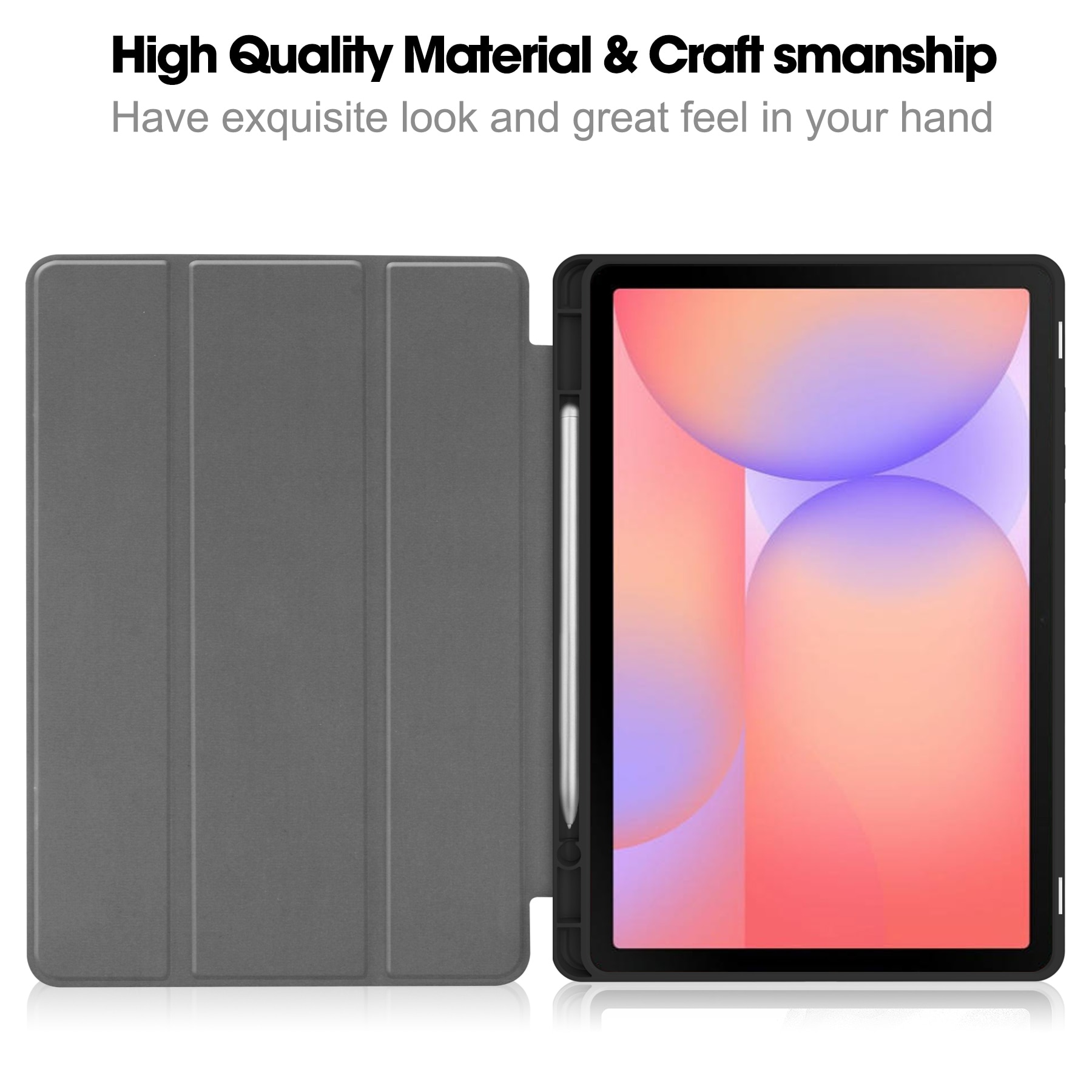 Samsung Galaxy Tab S10 Lite Tri-fold met Penhouder Zwart