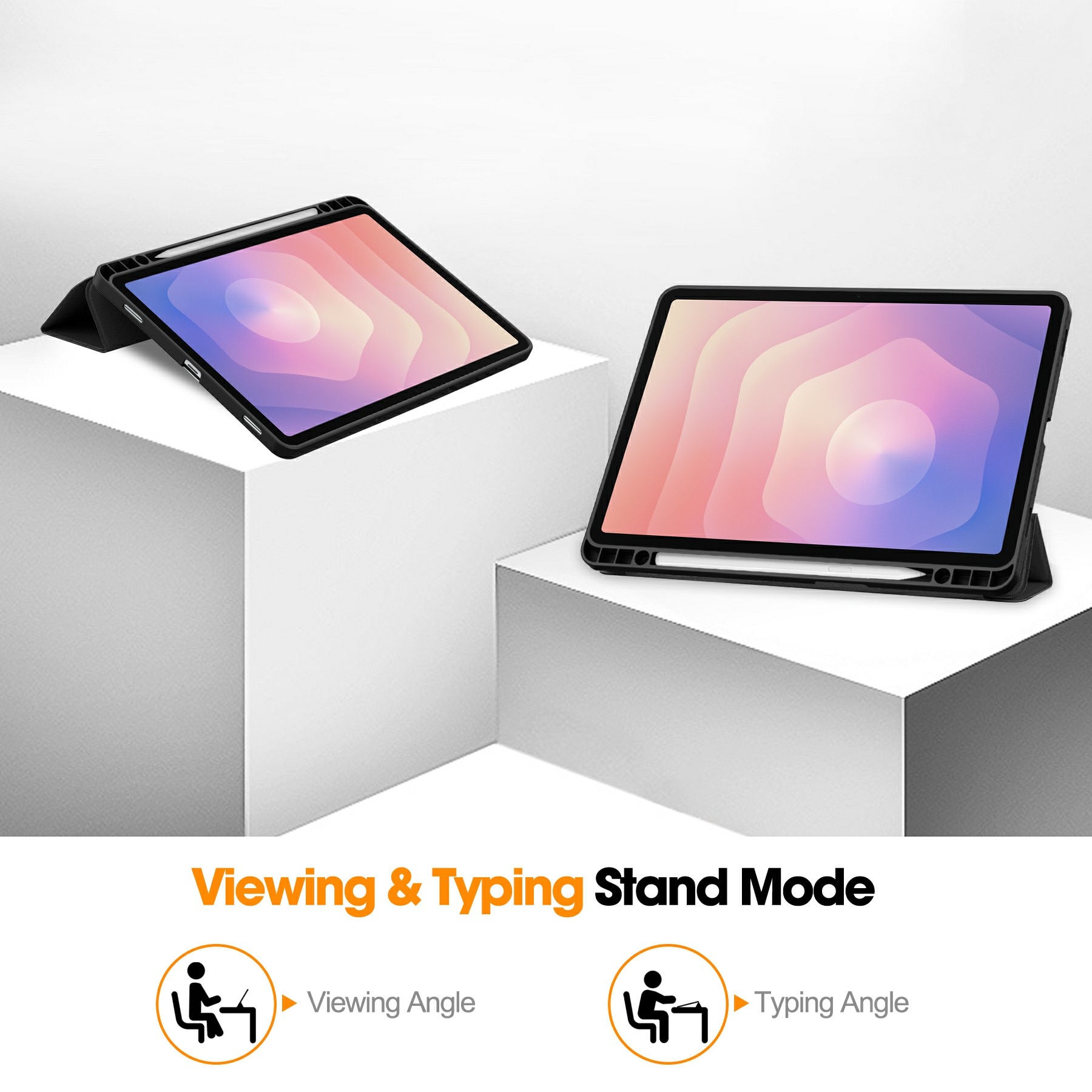 Samsung Galaxy Tab S11 Tri-fold met Penhouder Zwart