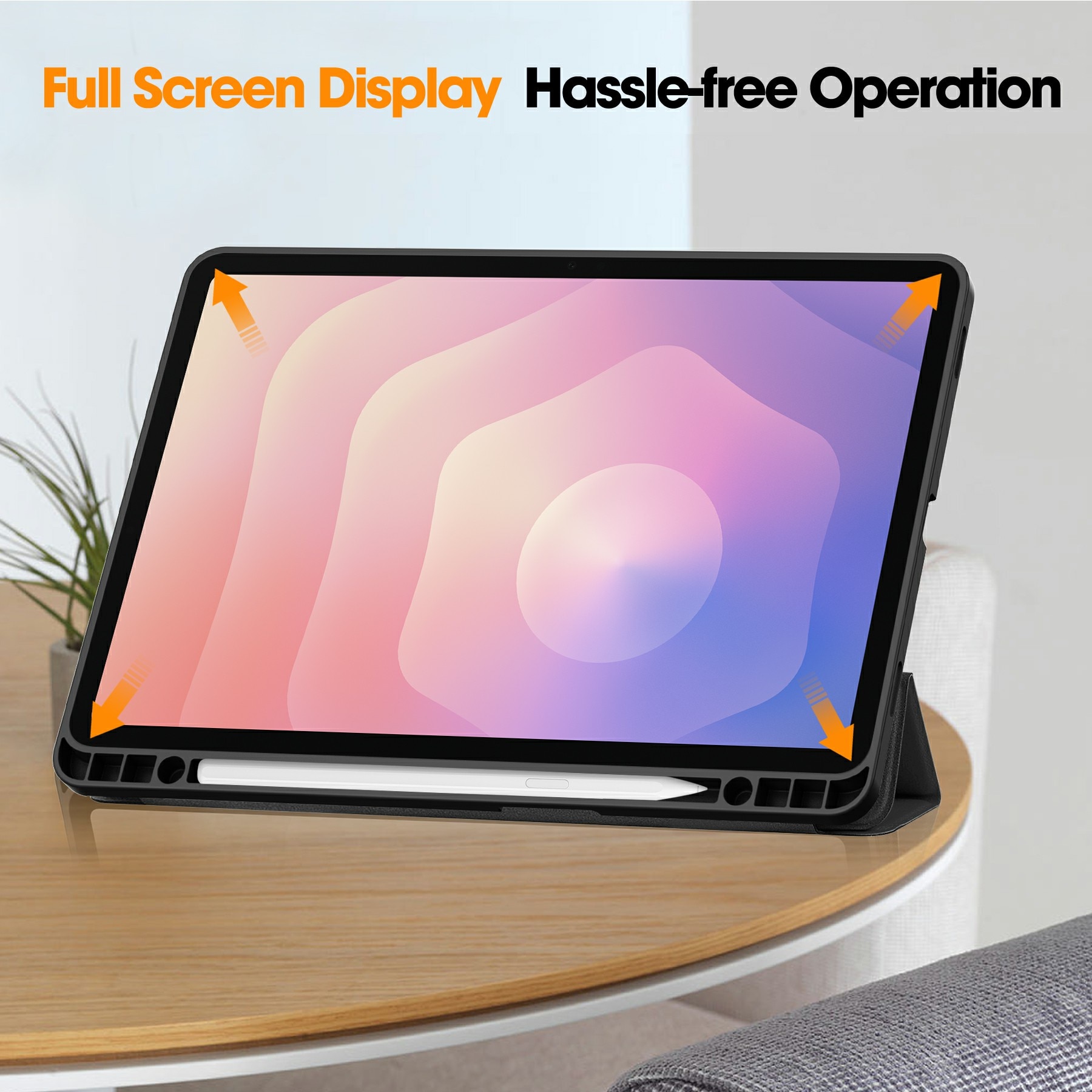 Samsung Galaxy Tab S11 Tri-fold met Penhouder Zwart