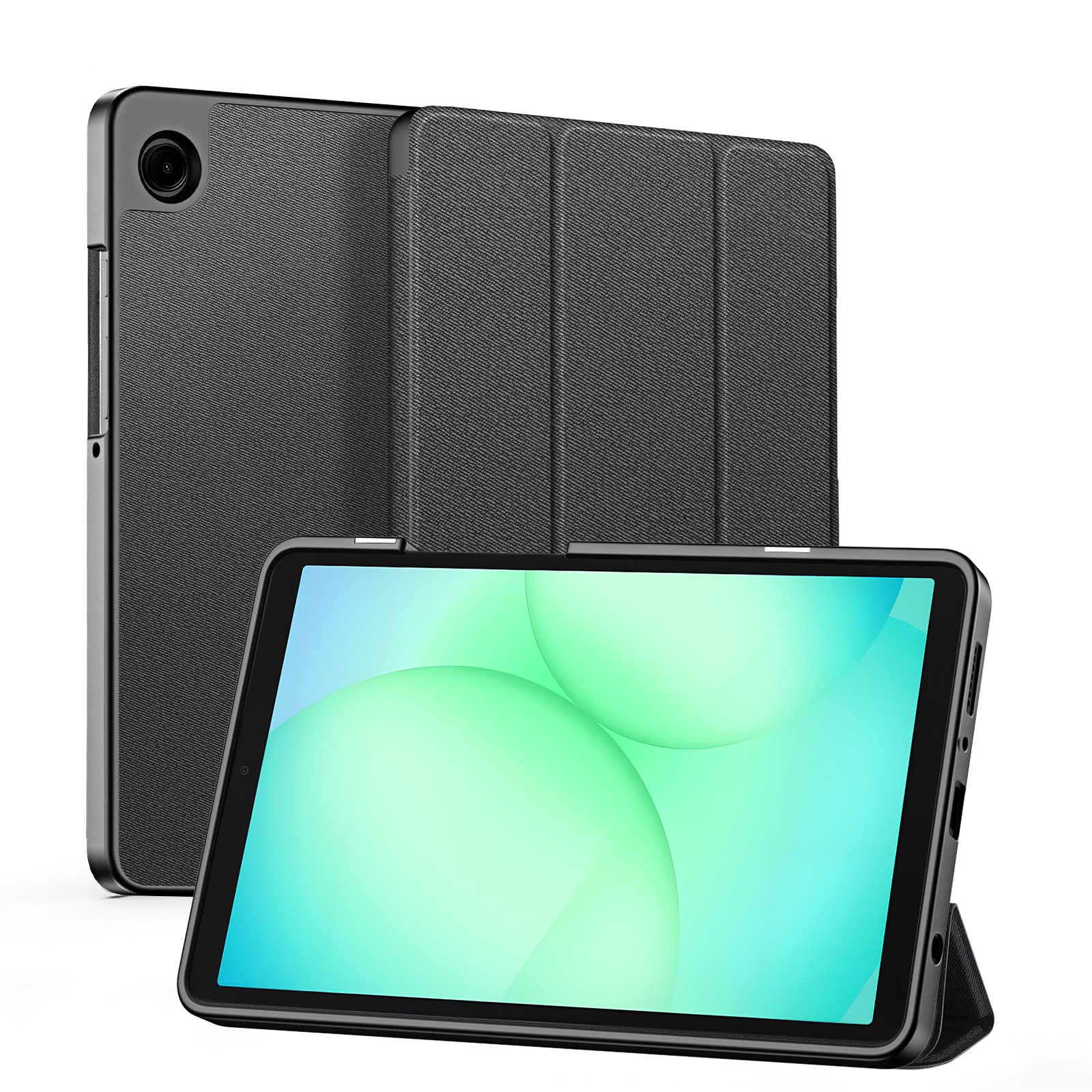 Domo Tri-Fold Case Samsung Galaxy Tab A11 Zwart