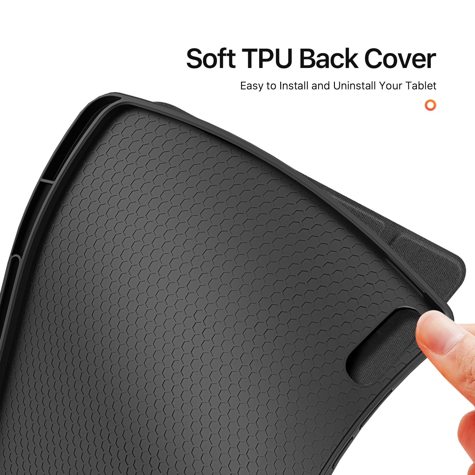 Domo Tri-Fold Case Samsung Galaxy Tab S11 Ultra Zwart