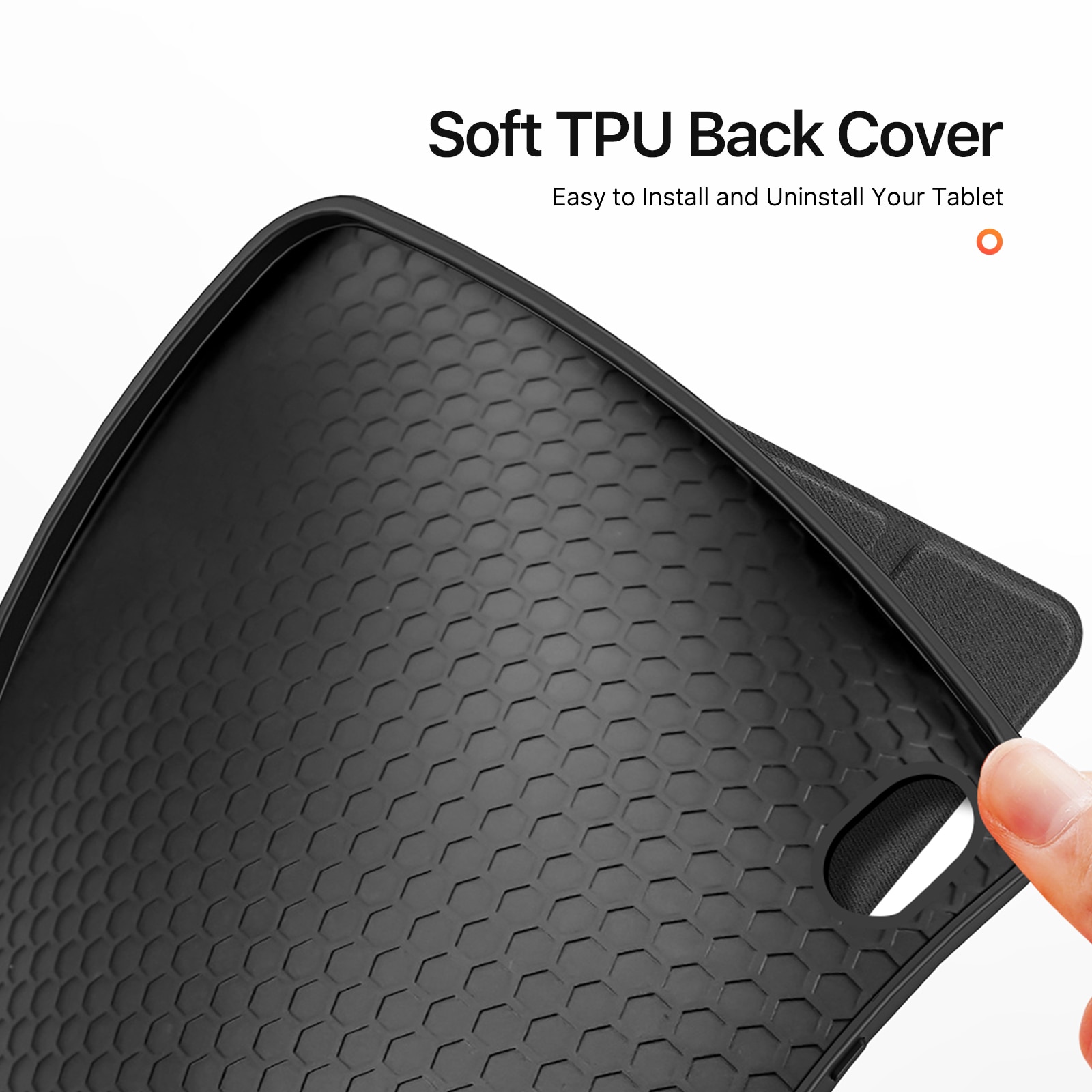 Domo Tri-Fold Case Samsung Galaxy Tab S11 Zwart