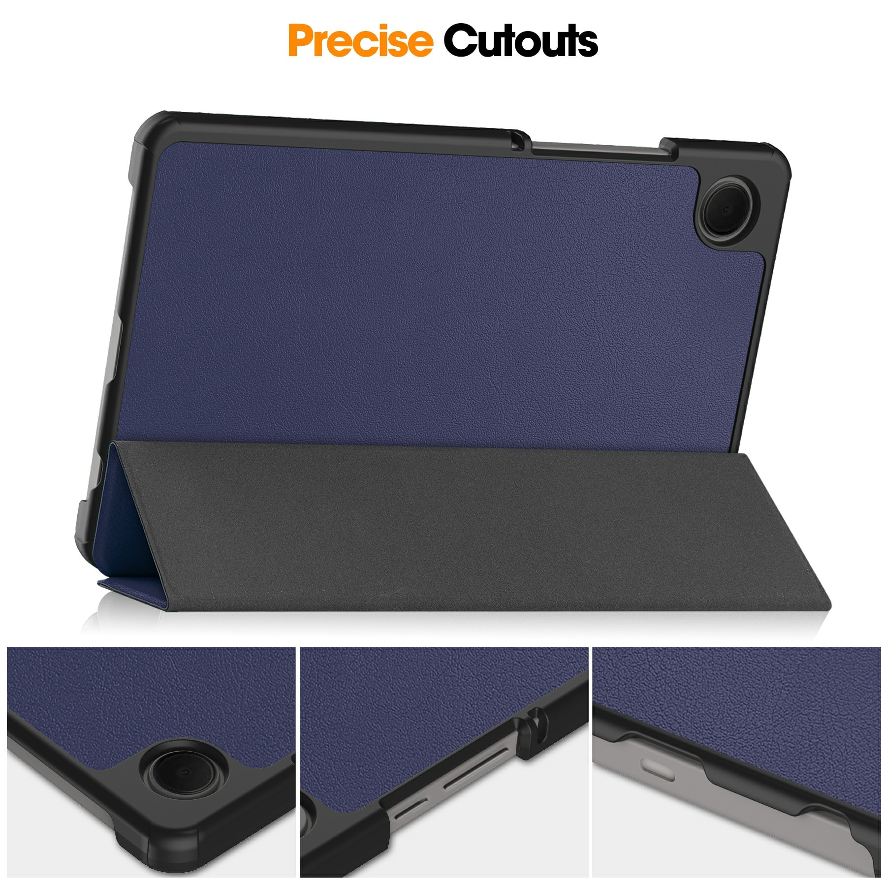 Samsung Galaxy Tab A11 Tri-fold Hoesje Blauw
