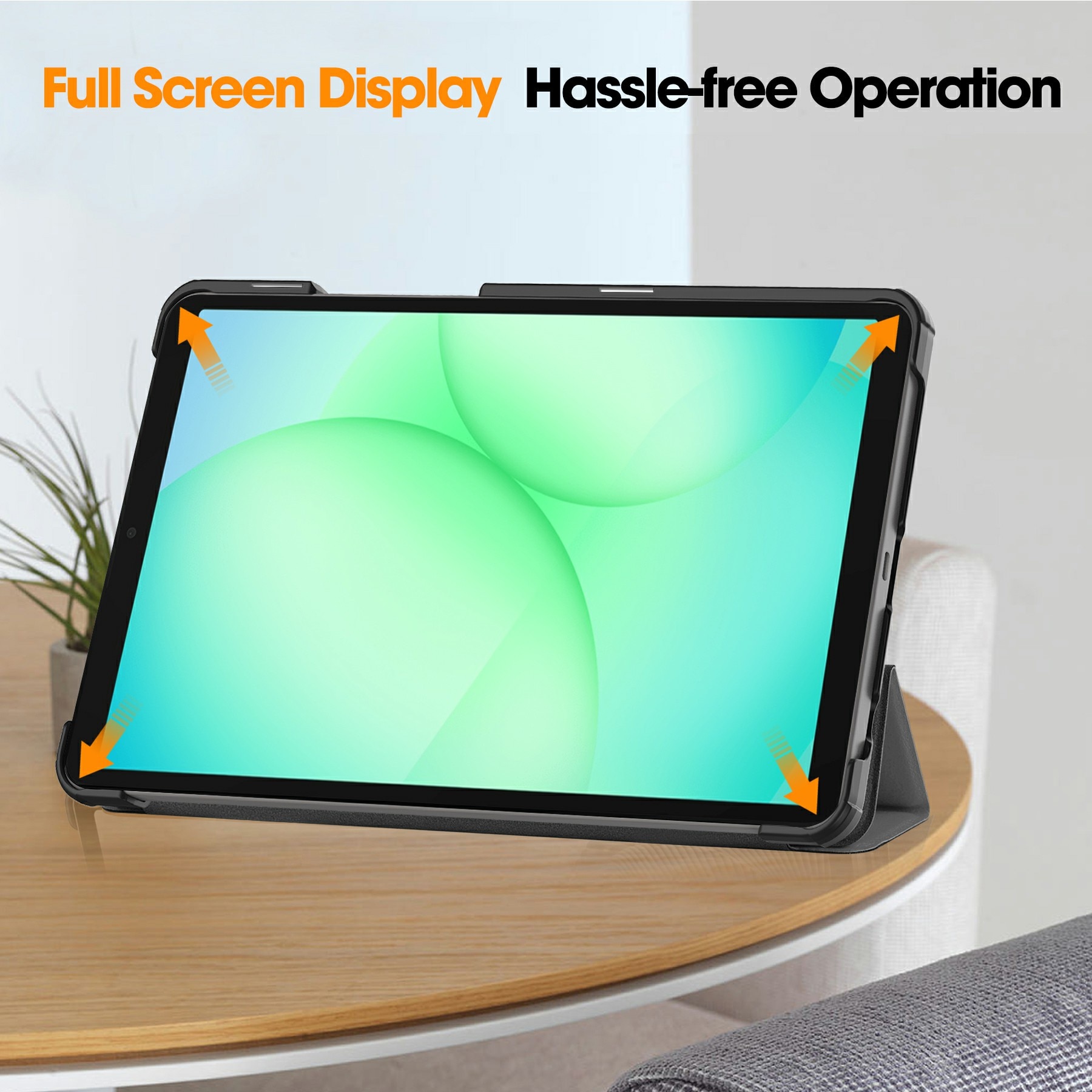 Samsung Galaxy Tab A11 Tri-fold Hoesje Grijs