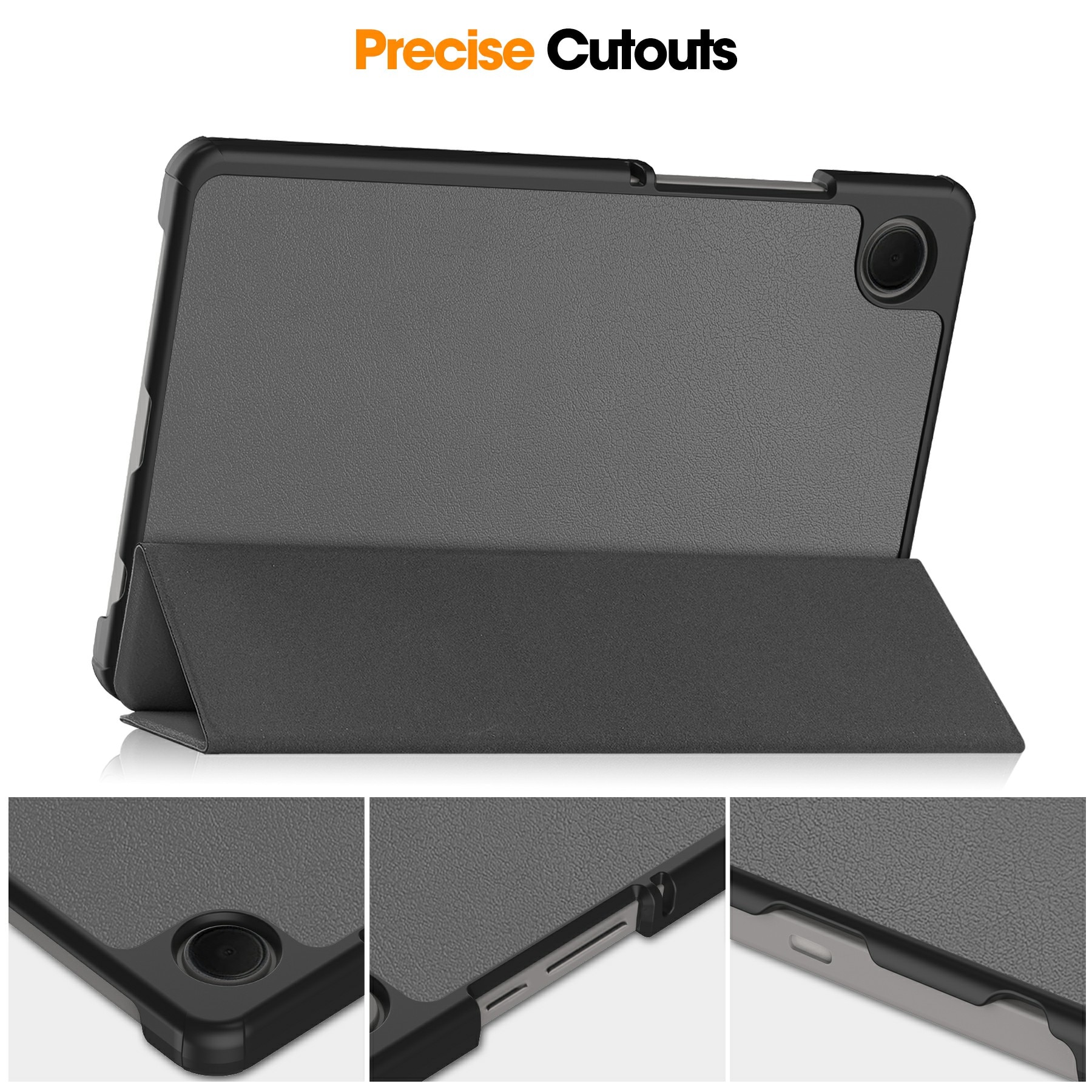 Samsung Galaxy Tab A11 Tri-fold Hoesje Grijs