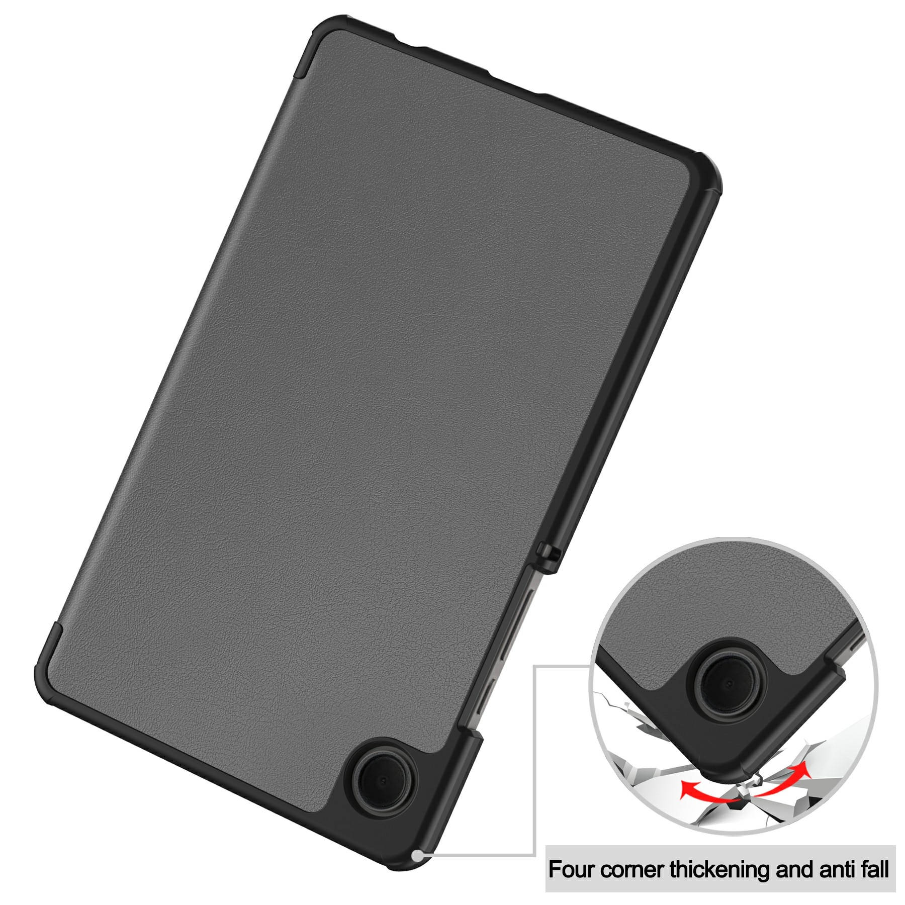 Samsung Galaxy Tab A11 Tri-fold Hoesje Grijs