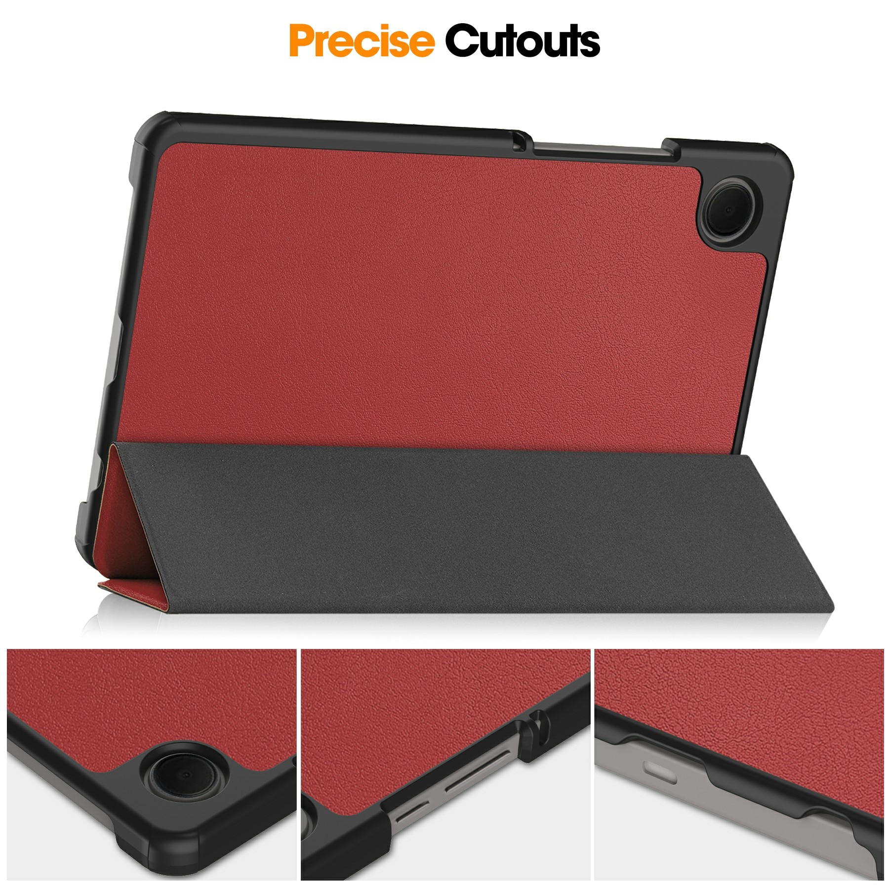 Samsung Galaxy Tab A11 Tri-fold Hoesje Rood