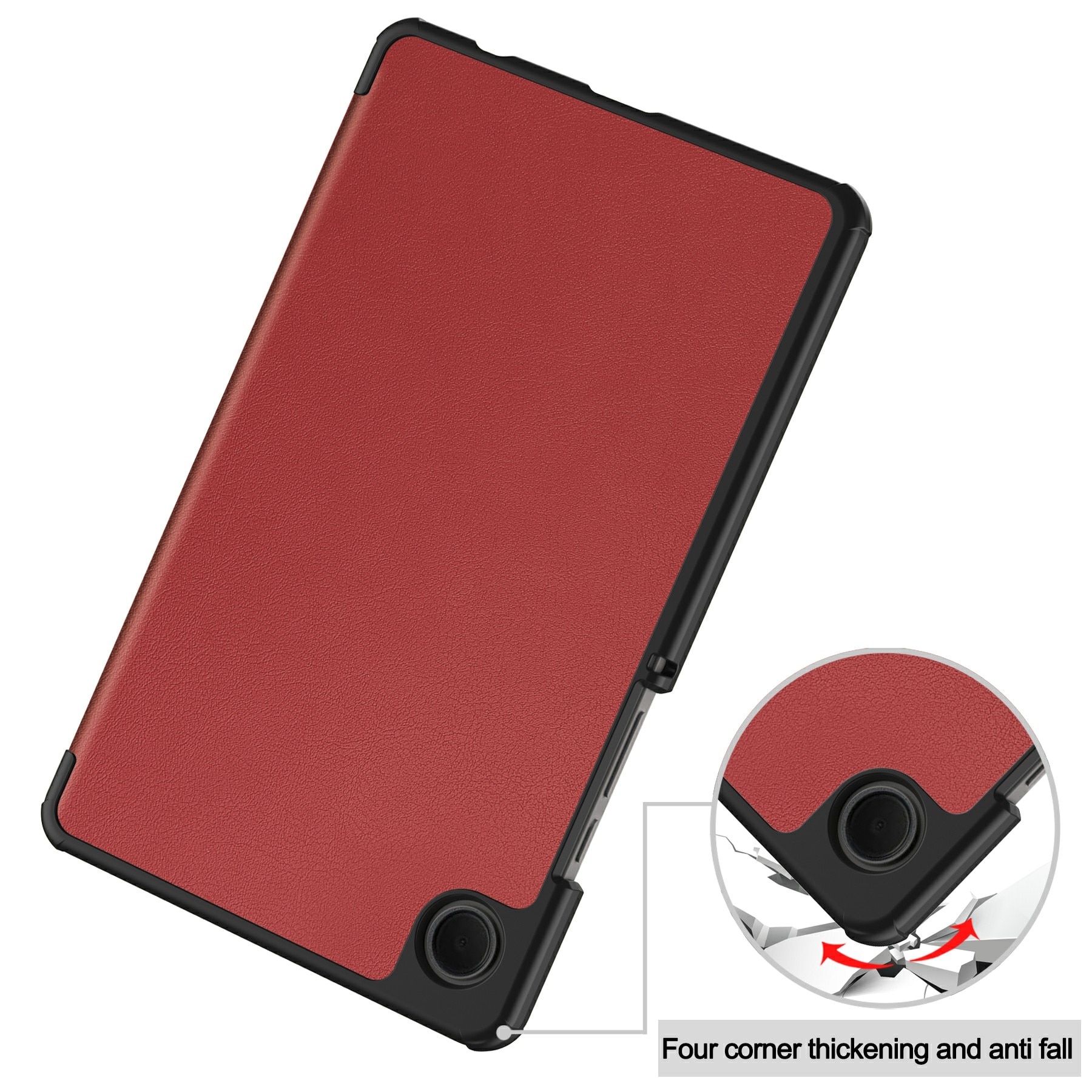 Samsung Galaxy Tab A11 Tri-fold Hoesje Rood