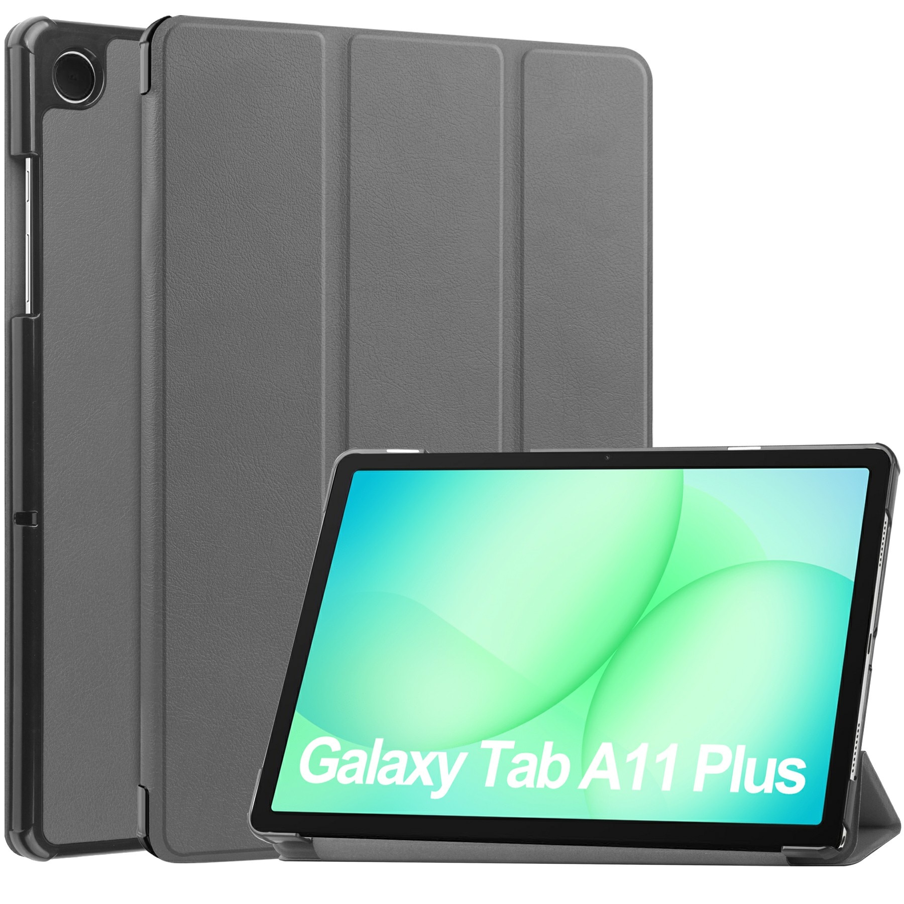 Samsung Galaxy Tab A11 Plus Tri-fold Hoesje Grijs