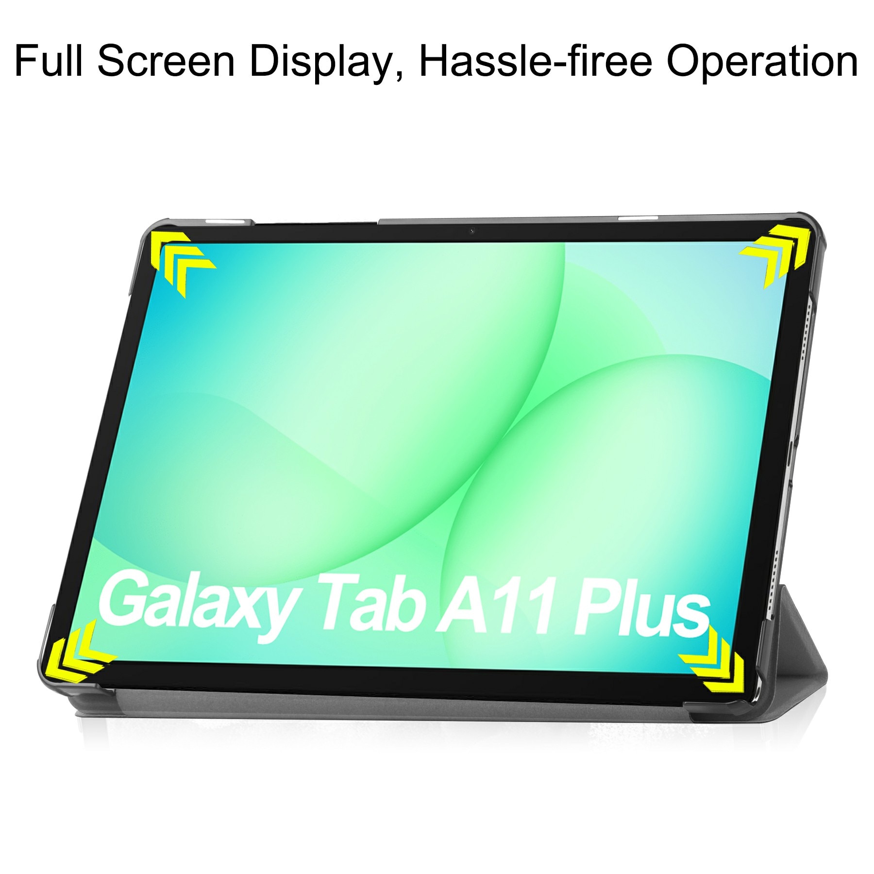 Samsung Galaxy Tab A11 Plus Tri-fold Hoesje Grijs