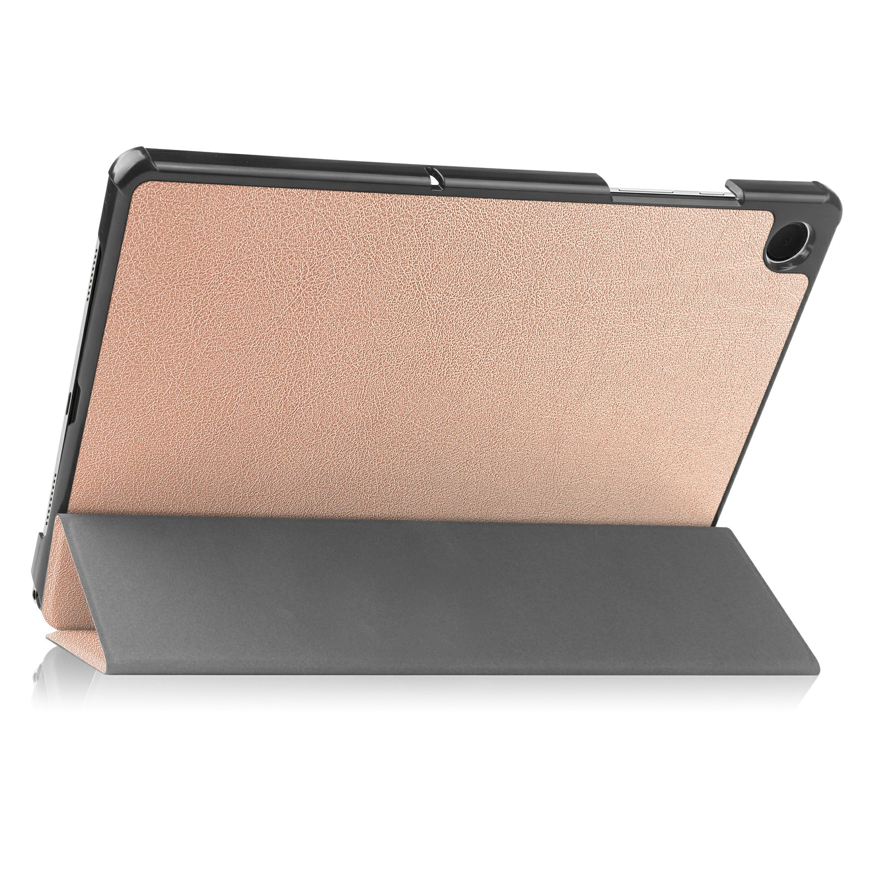 Samsung Galaxy Tab A11 Plus Tri-fold Hoesje Rosé goud