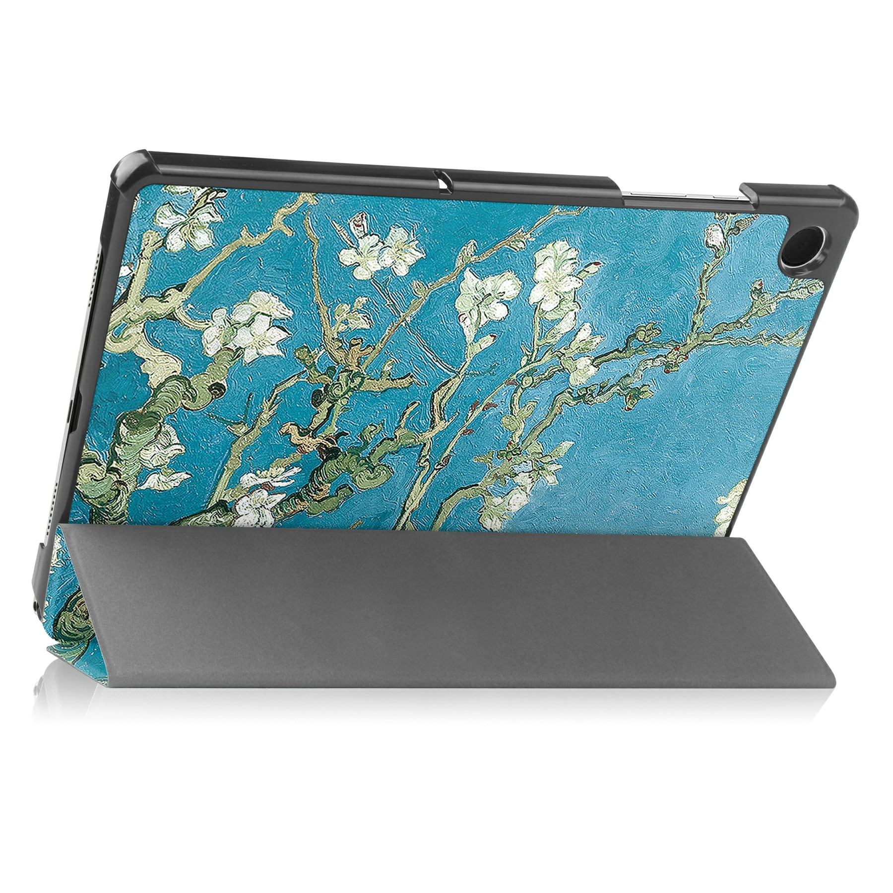 Samsung Galaxy Tab A11 Plus Tri-fold Hoesje Kersenbloemen