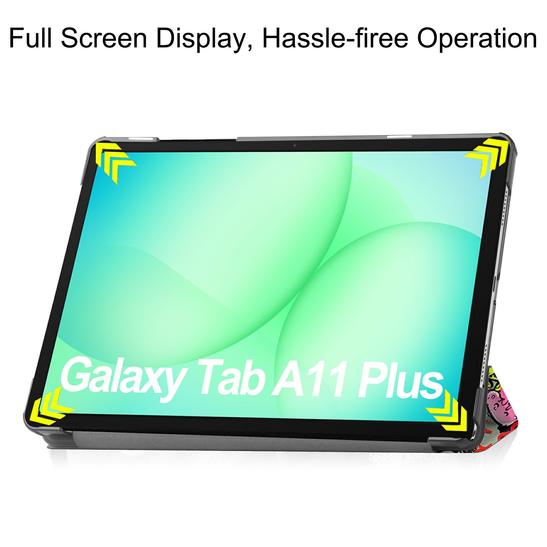 Samsung Galaxy Tab A11 Plus Tri-fold Hoesje Graffiti