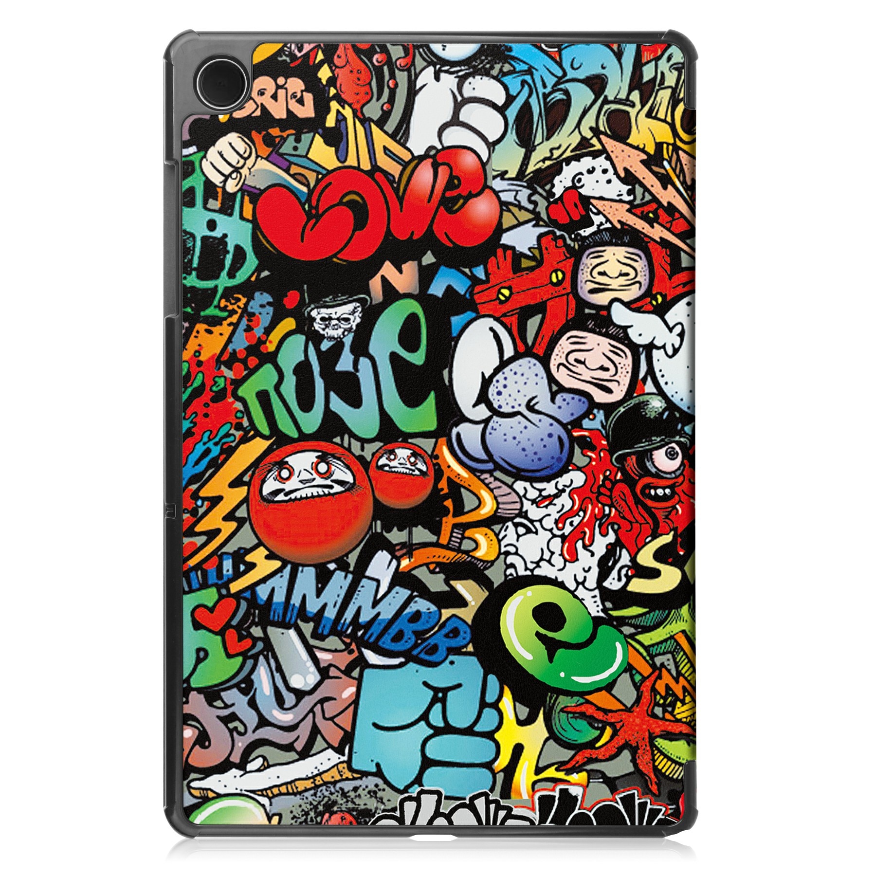 Samsung Galaxy Tab A11 Plus Tri-fold Hoesje Graffiti