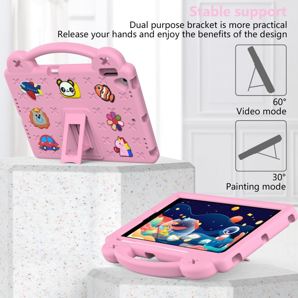 iPad 10.2 7th Gen (2019) Schokbestendig EVA-hoesje Kickstand roze