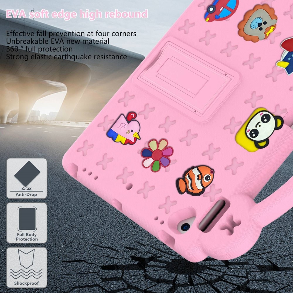 iPad 10.2 8th Gen (2020) Schokbestendig EVA-hoesje Kickstand roze