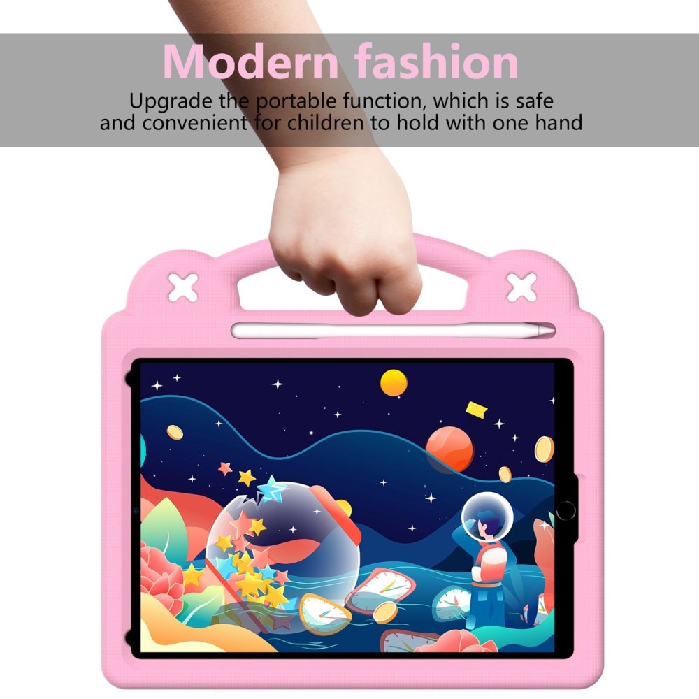 iPad 10.2 9th Gen (2021) Schokbestendig EVA-hoesje Kickstand roze
