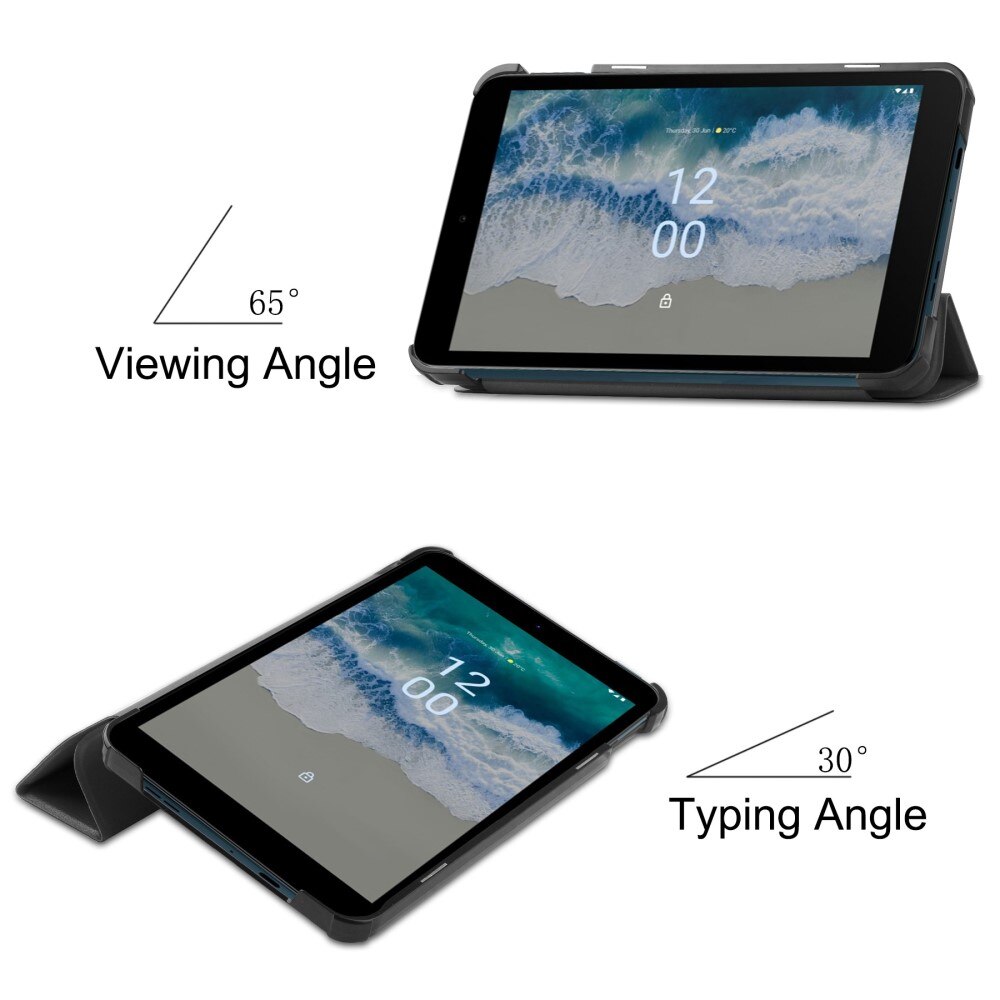  Nokia T10 Tri-fold Hoesje Zwart