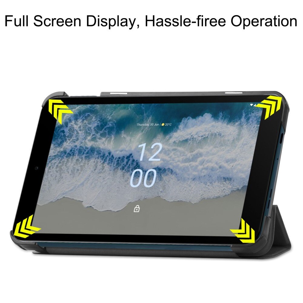 Nokia T10 Tri-fold Hoesje Zwart