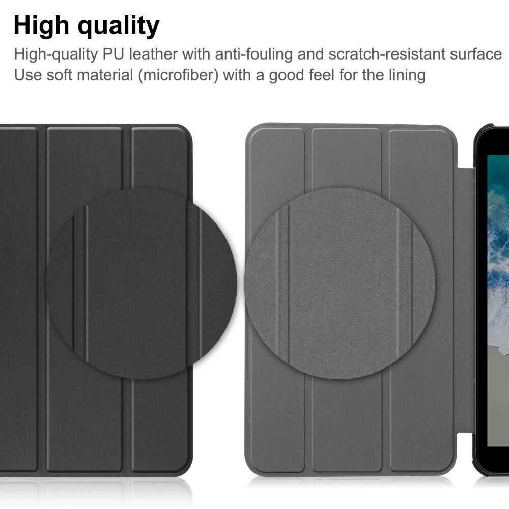  Nokia T10 Tri-fold Hoesje Zwart