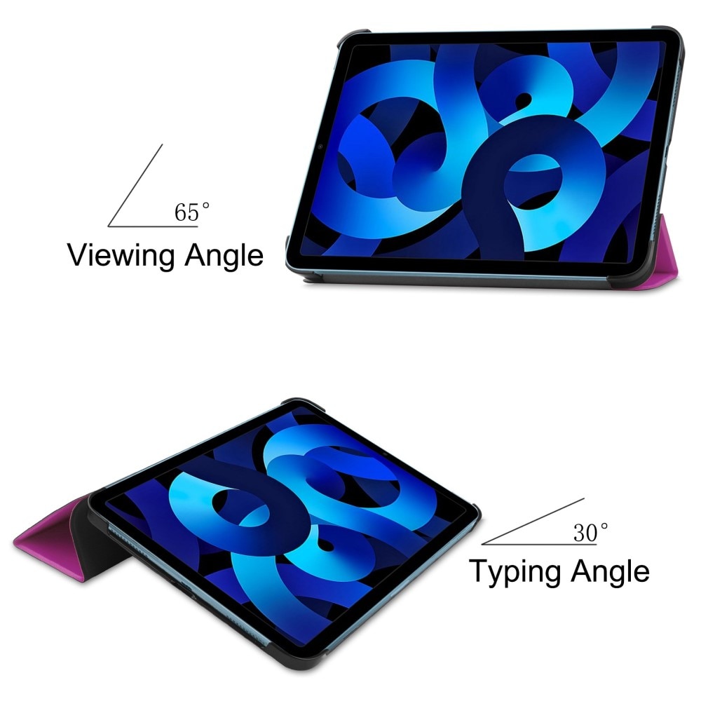 iPad 10.9 10th Gen (2022) Hoesje Tri-fold paars