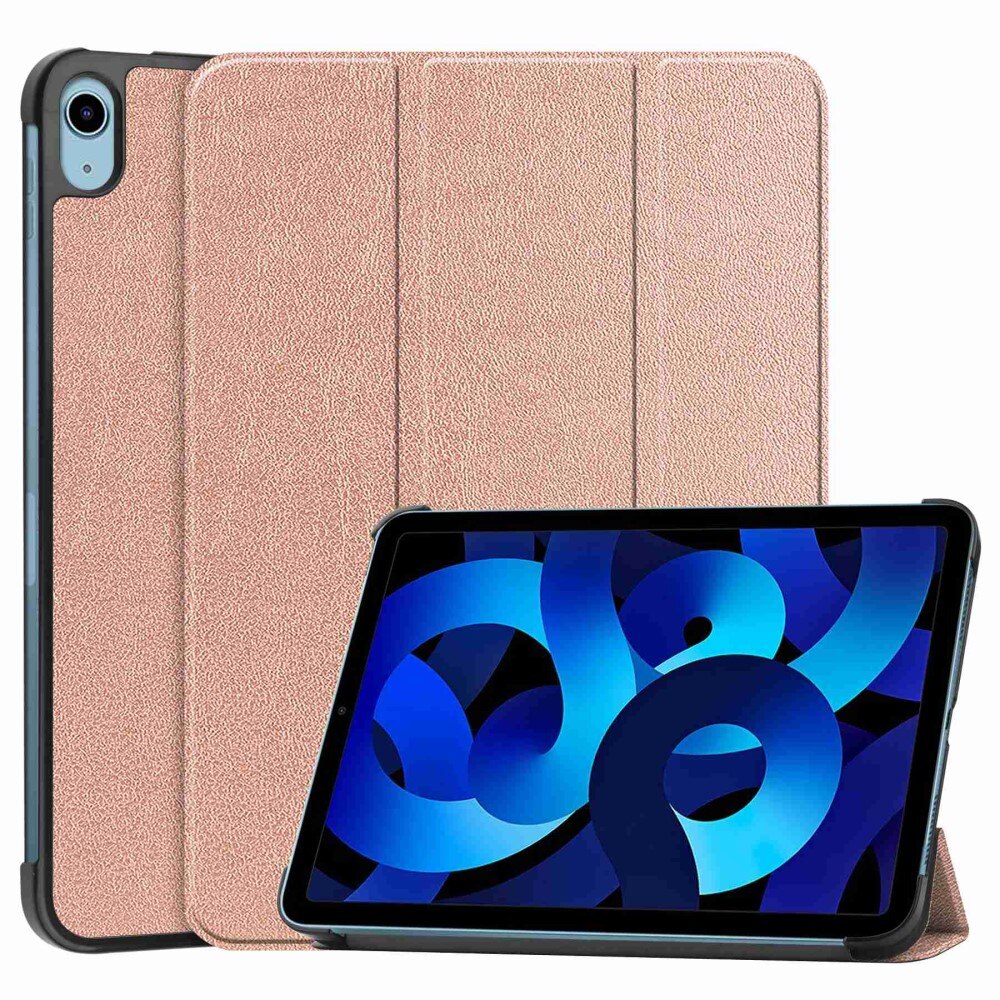 iPad 10.9 10th Gen (2022) Hoesje Tri-fold rosé goud