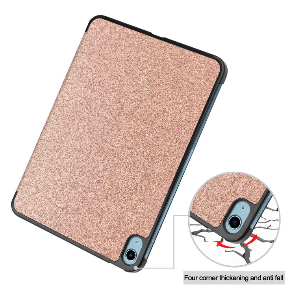iPad 10.9 10th Gen (2022) Hoesje Tri-fold rosé goud