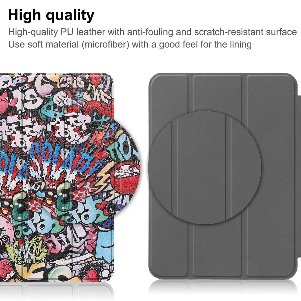 iPad 10.9 10th Gen (2022) Tri-fold Hoesje Graffiti