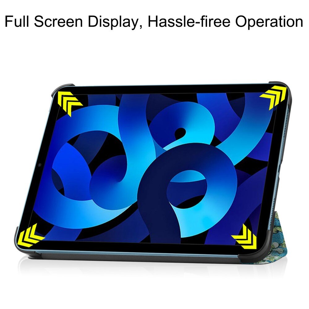 Apple iPad 10.9 10th Gen (2022) Tri-fold Hoesje Veelkleurig/patroon
