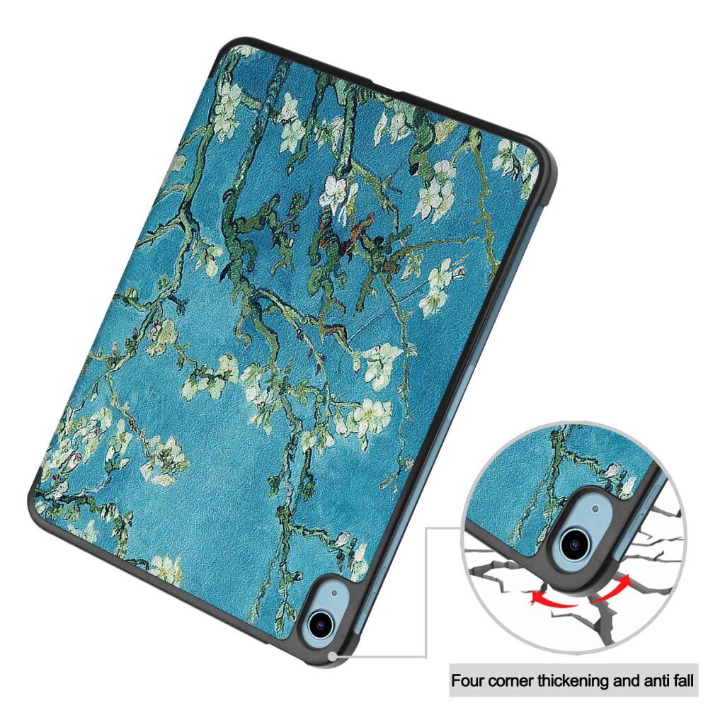 Apple iPad 10.9 10th Gen (2022) Tri-fold Hoesje Veelkleurig/patroon